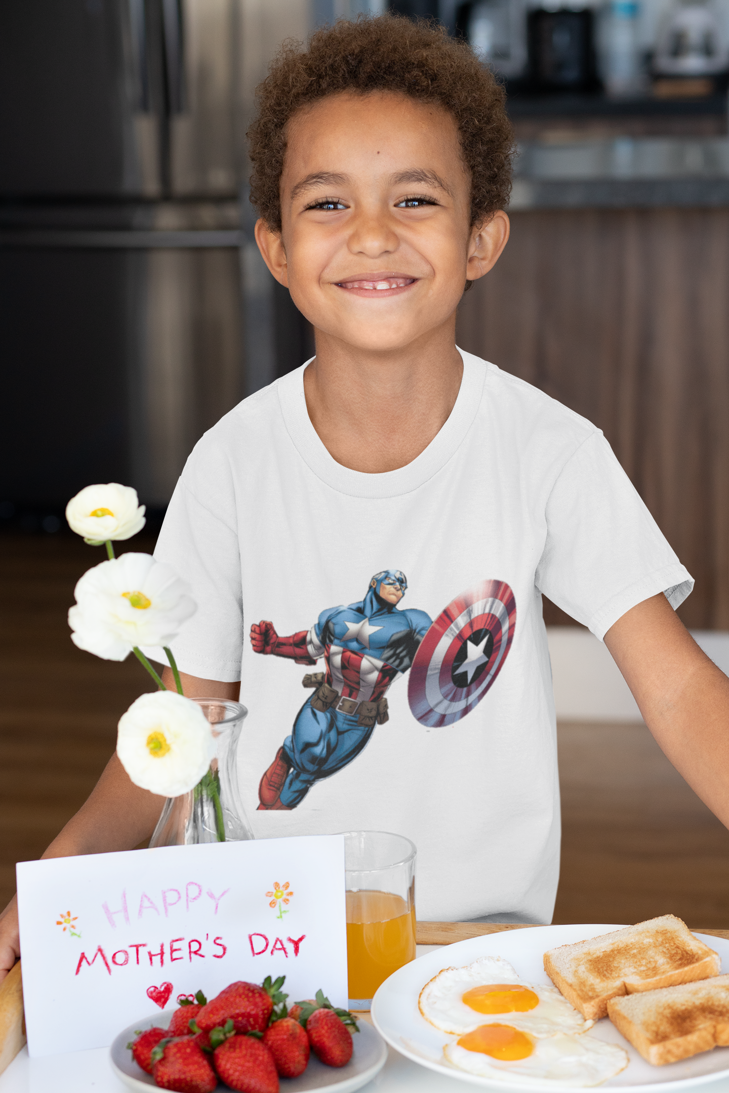 Superhero Half Sleeves T-Shirt for Boy-FunkyTeesClub