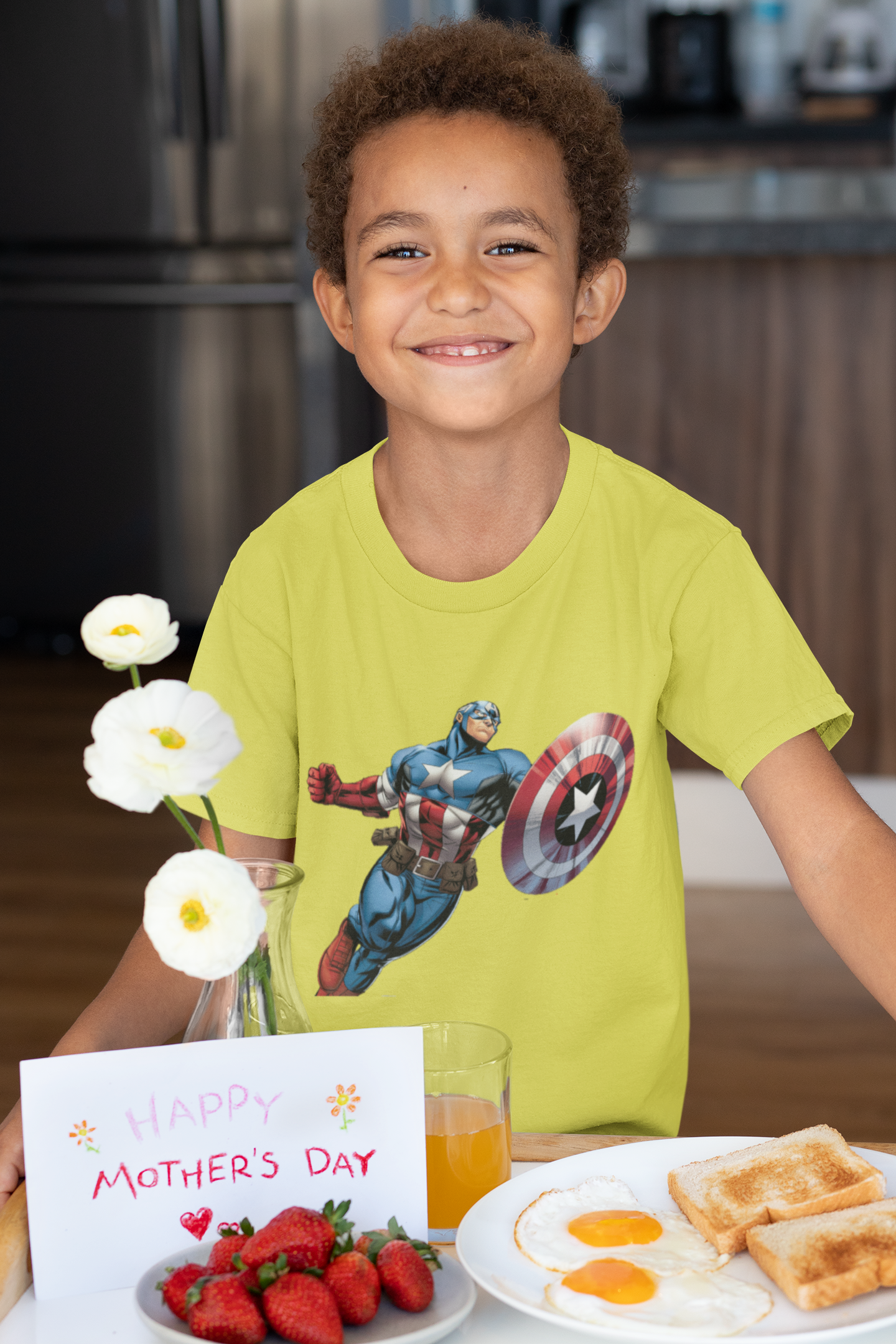 Superhero Half Sleeves T-Shirt for Boy-FunkyTeesClub