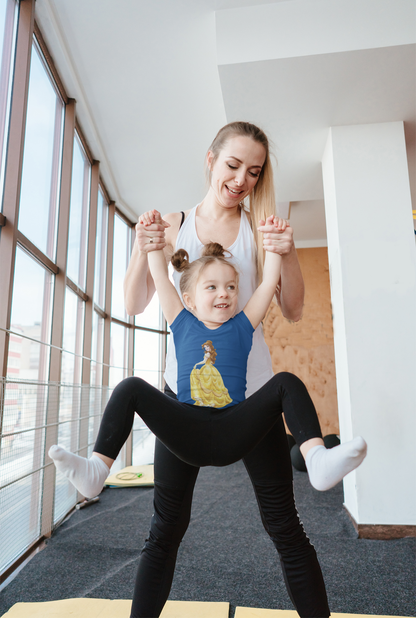 Cute Princess Half Sleeves T-Shirt For Girls -FunkyTeesClub