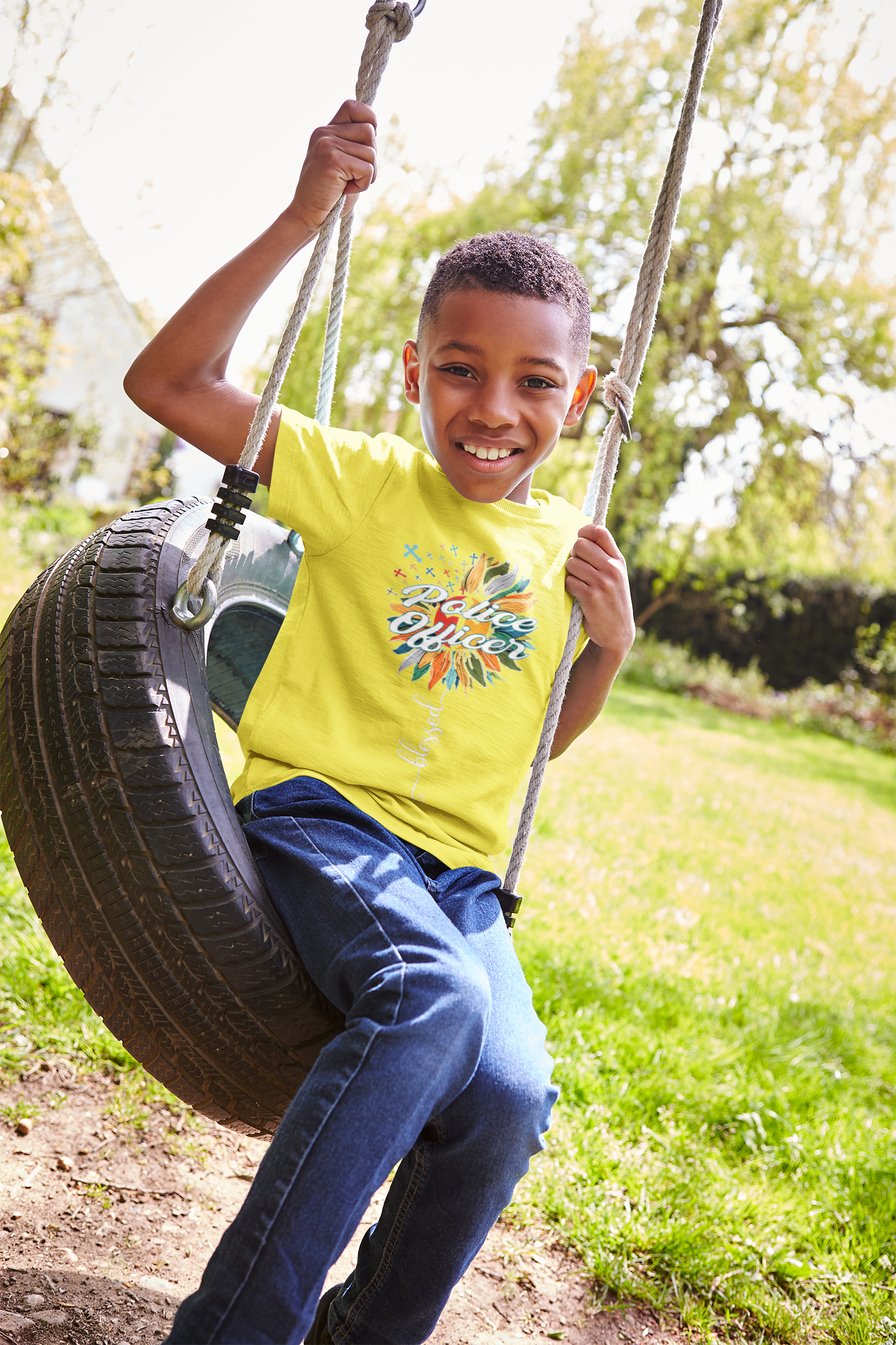 Future Police Half Sleeves T-Shirt for Boy-FunkyTeesClub
