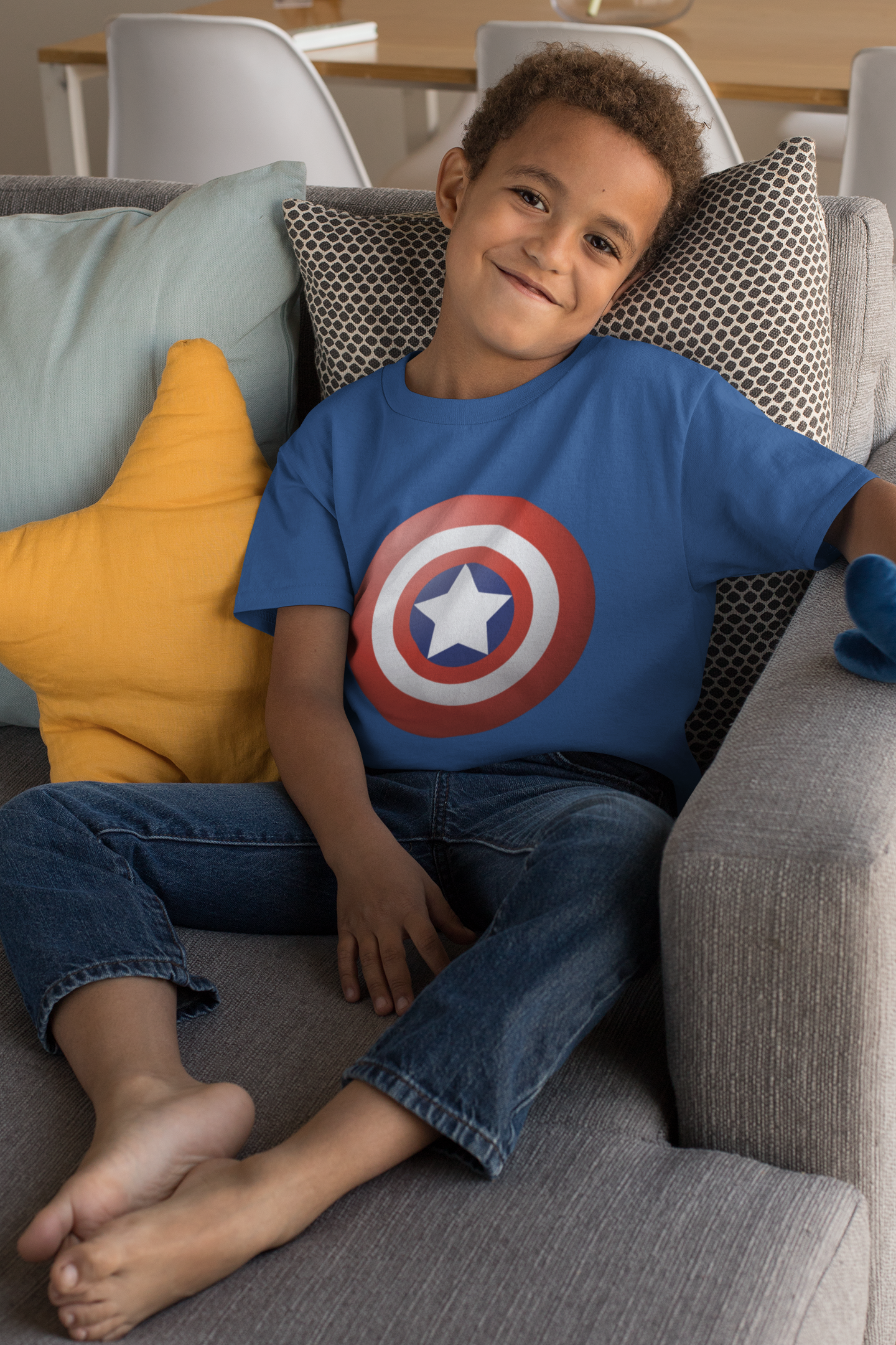 Superhero Half Sleeves T-Shirt for Boy-FunkyTeesClub