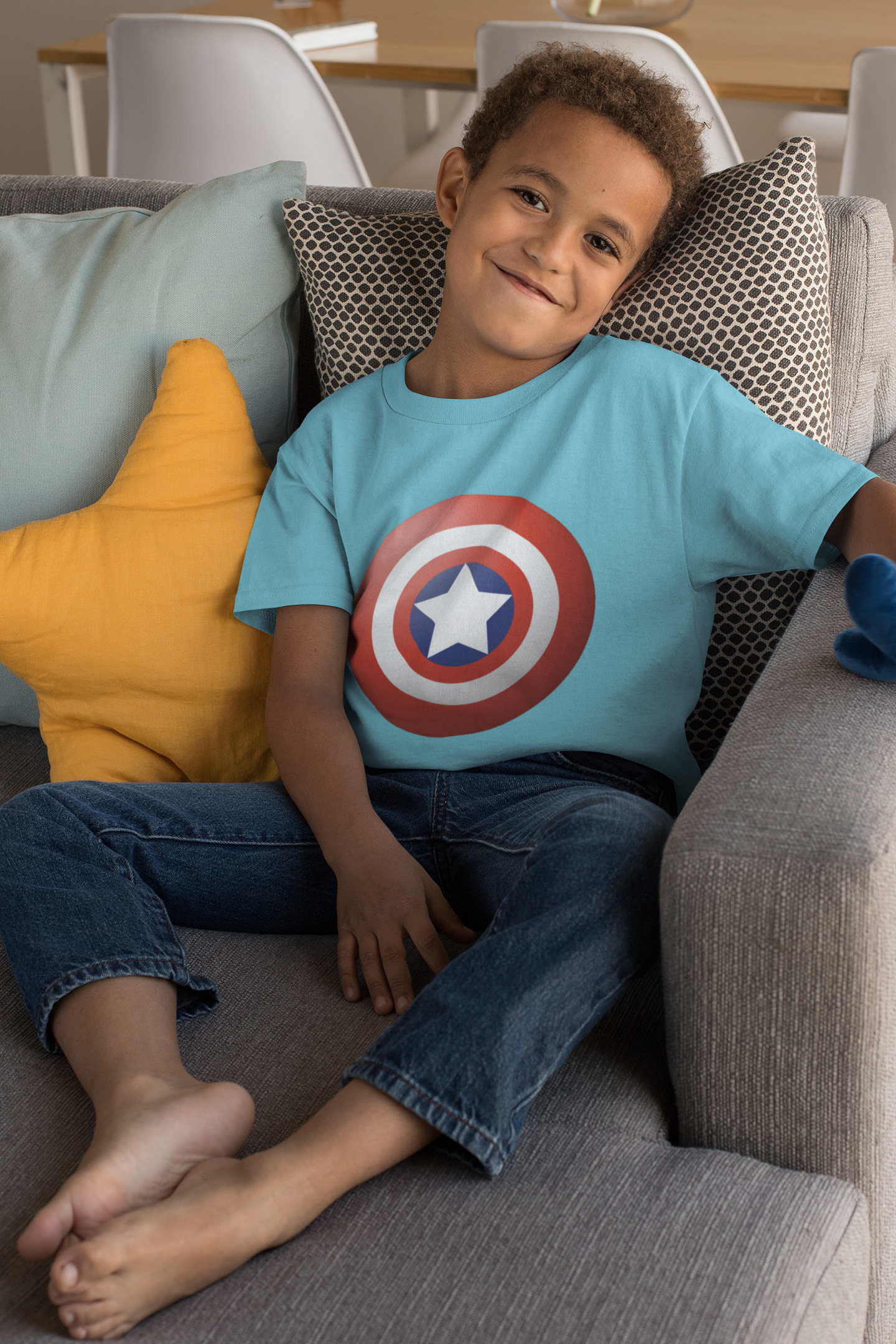 Superhero Half Sleeves T-Shirt for Boy-FunkyTeesClub