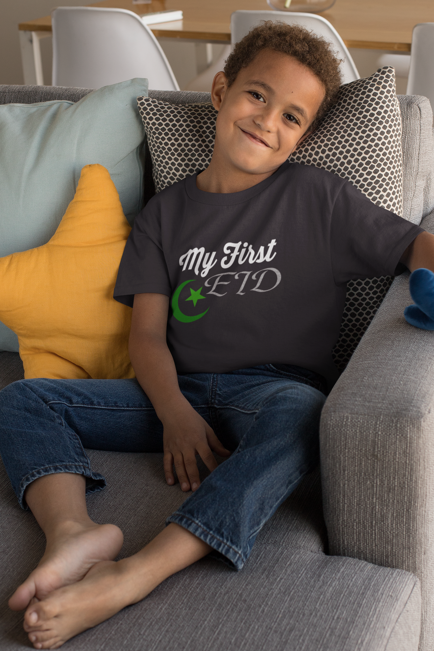 My 1st Eid Half Sleeves T-Shirt for Boy-FunkyTeesClub