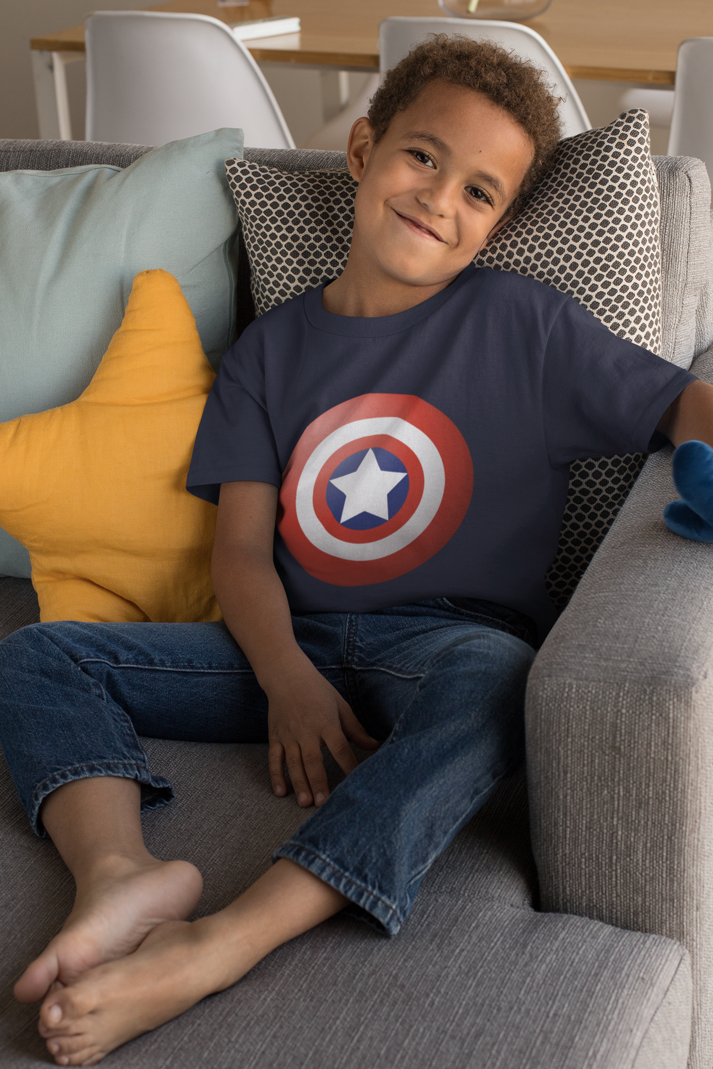Superhero Half Sleeves T-Shirt for Boy-FunkyTeesClub