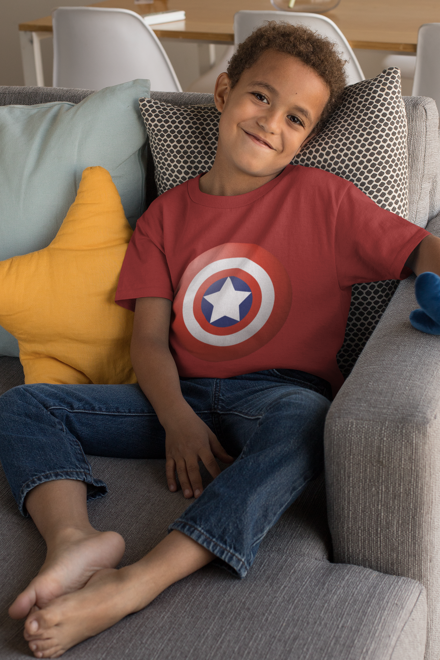 Superhero Half Sleeves T-Shirt for Boy-FunkyTeesClub