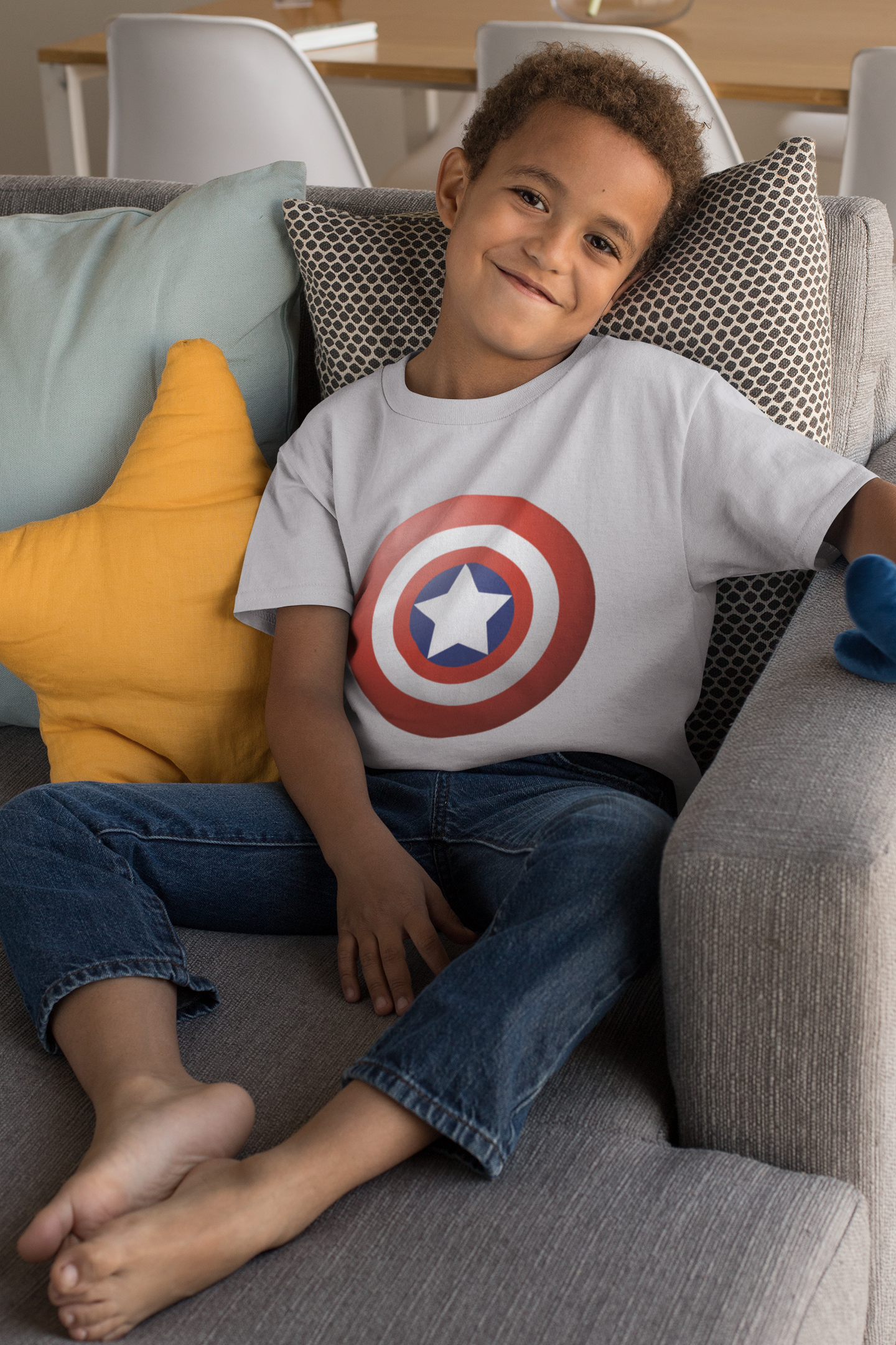Superhero Half Sleeves T-Shirt for Boy-FunkyTeesClub
