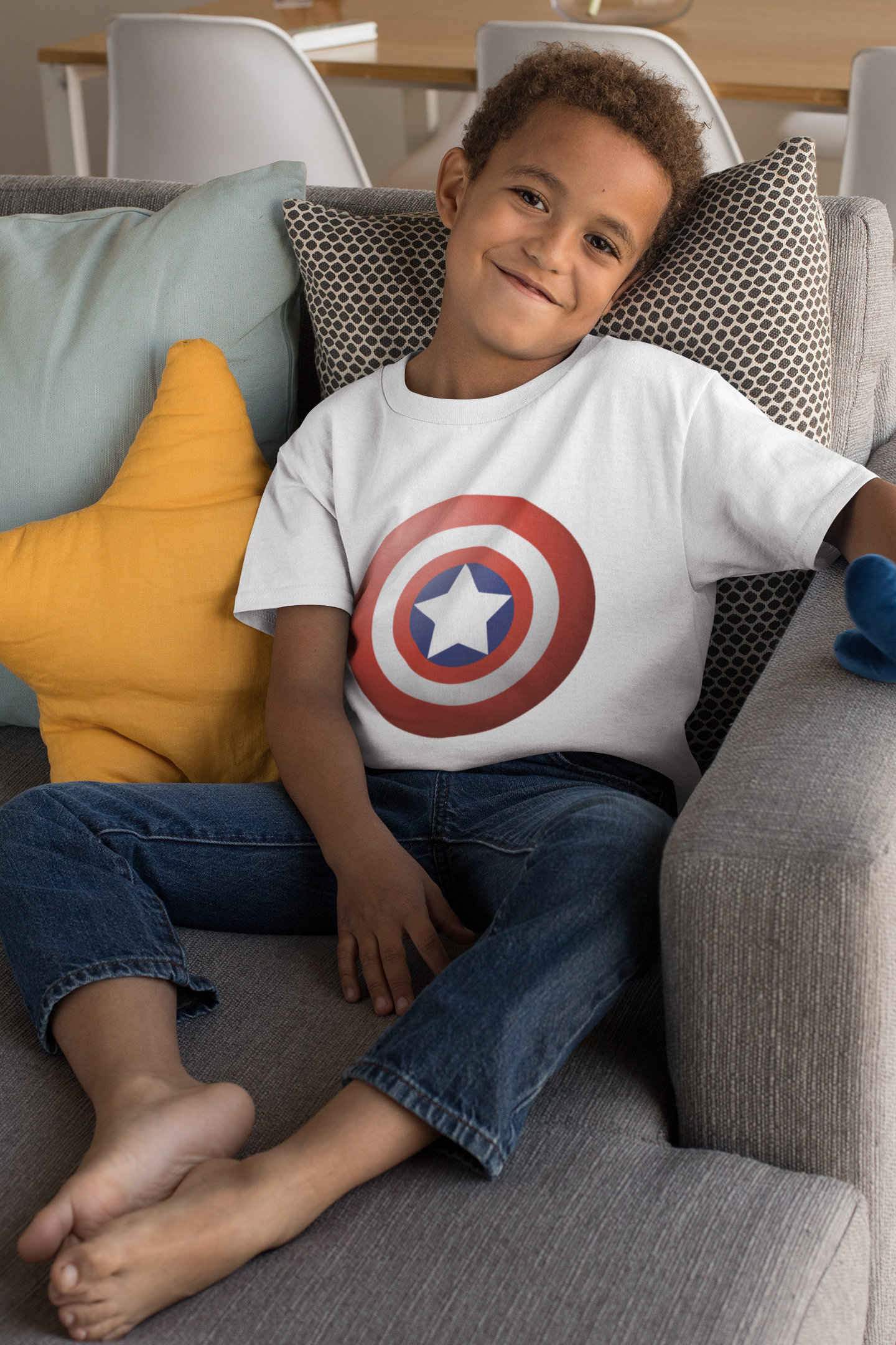 Superhero Half Sleeves T-Shirt for Boy-FunkyTeesClub