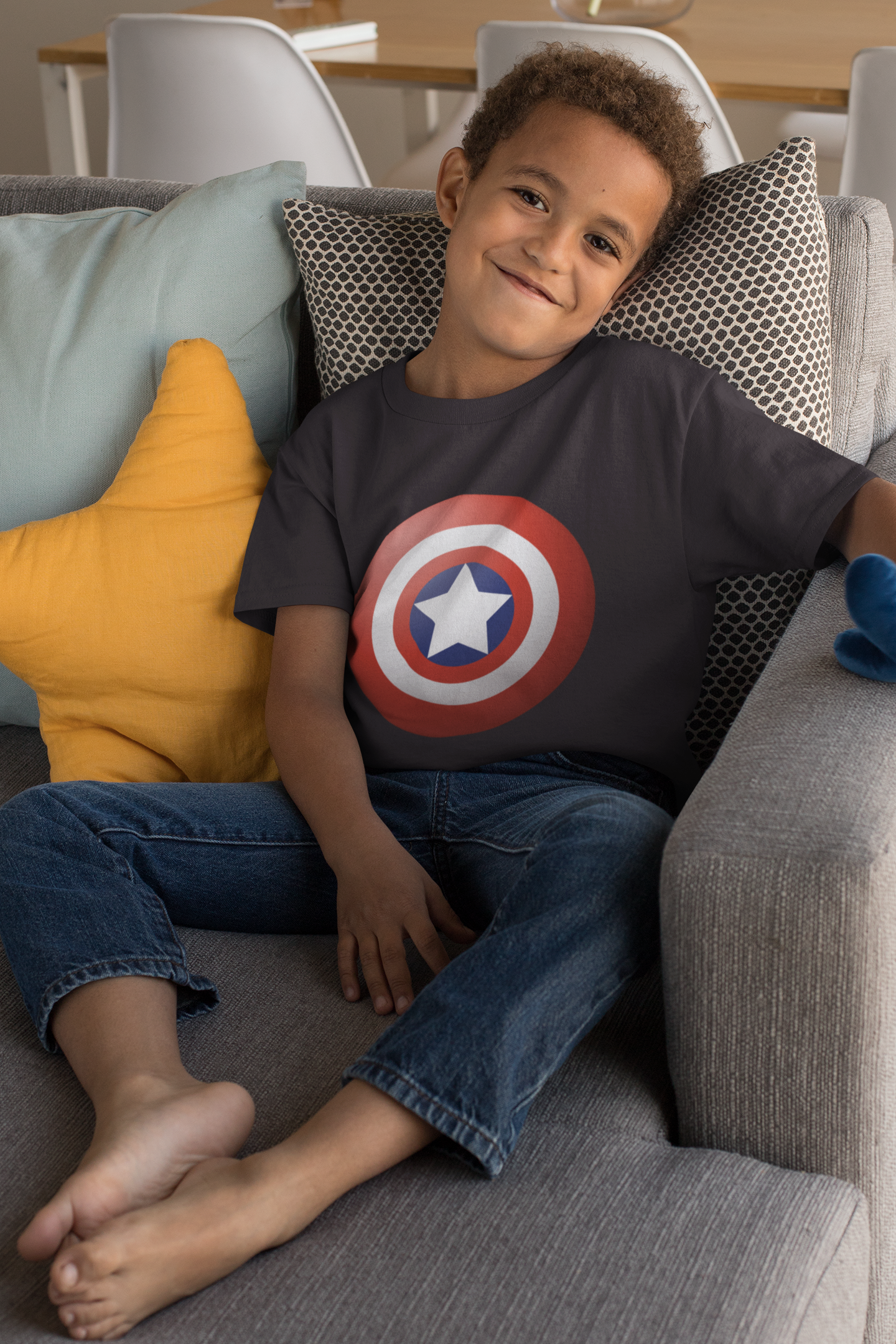 Superhero Half Sleeves T-Shirt for Boy-FunkyTeesClub