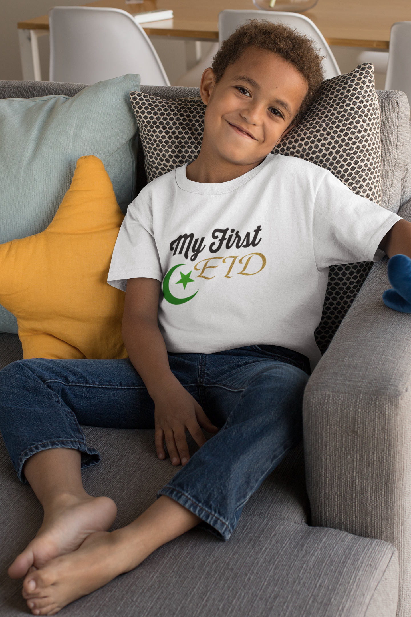 My 1st Eid Half Sleeves T-Shirt for Boy-FunkyTeesClub