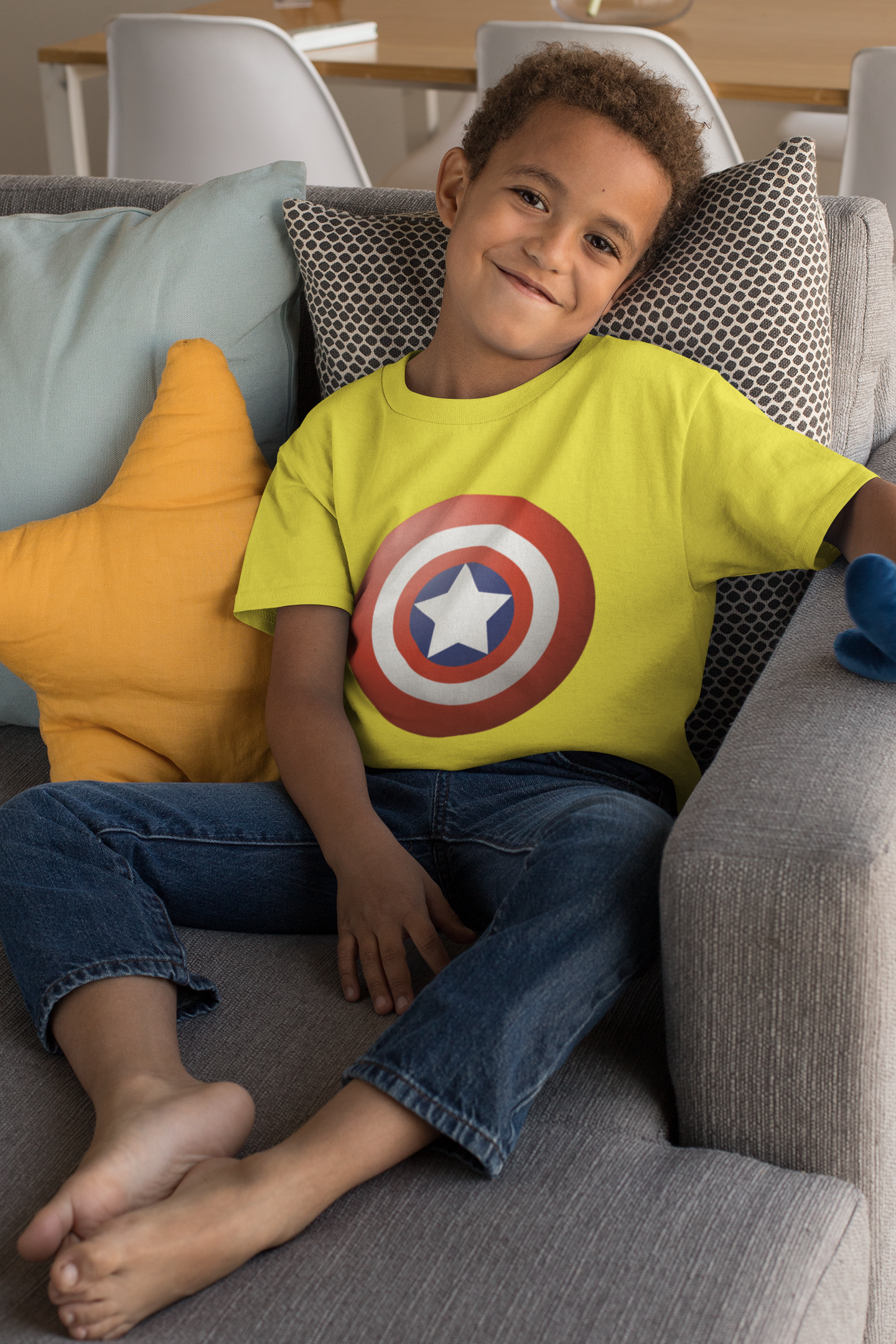 Superhero Half Sleeves T-Shirt for Boy-FunkyTeesClub