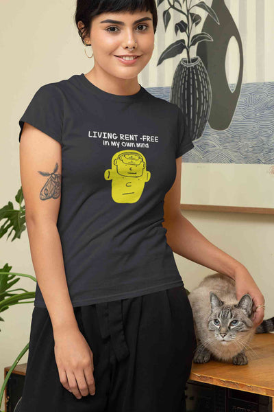 Day Dreamer Women Half Sleeves T-shirt- FunkyTeesClub