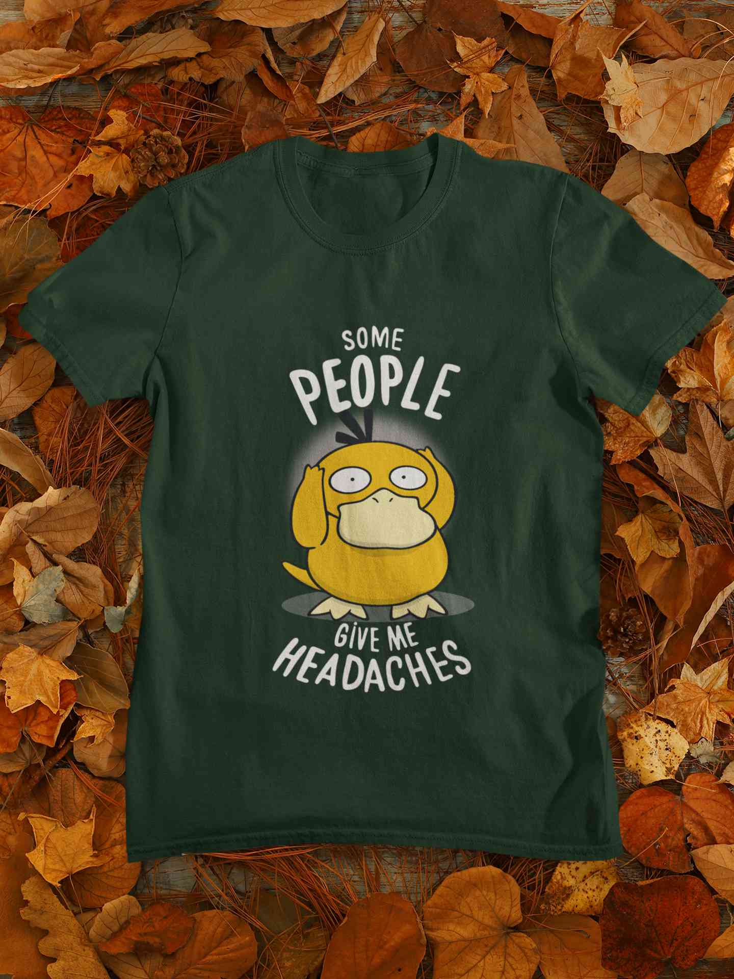Some Peoples Give Me Headache Funny Graphic Mens Half Sleeves T-shirt- FunkyTeesClub