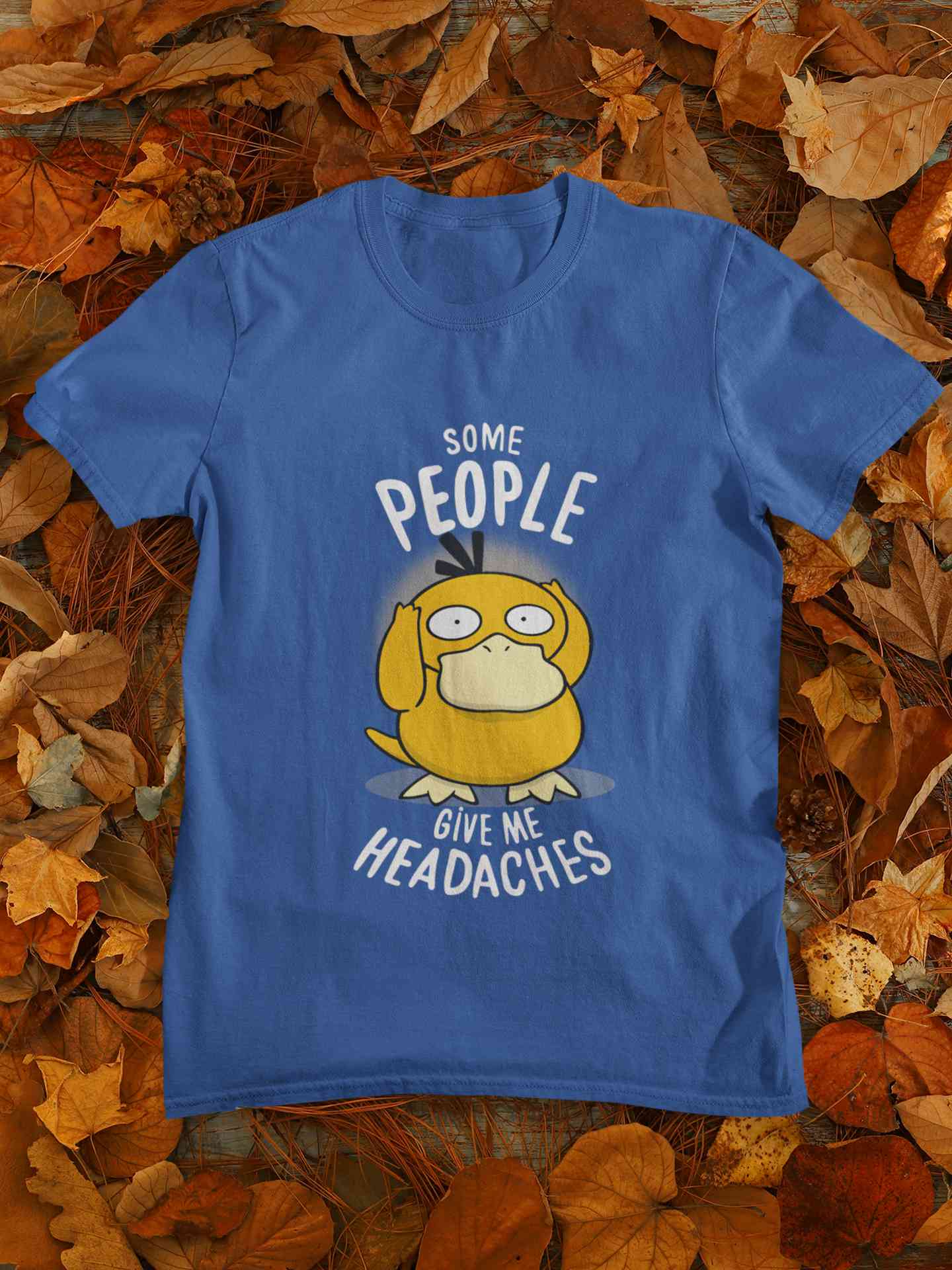 Some Peoples Give Me Headache Funny Graphic Mens Half Sleeves T-shirt- FunkyTeesClub