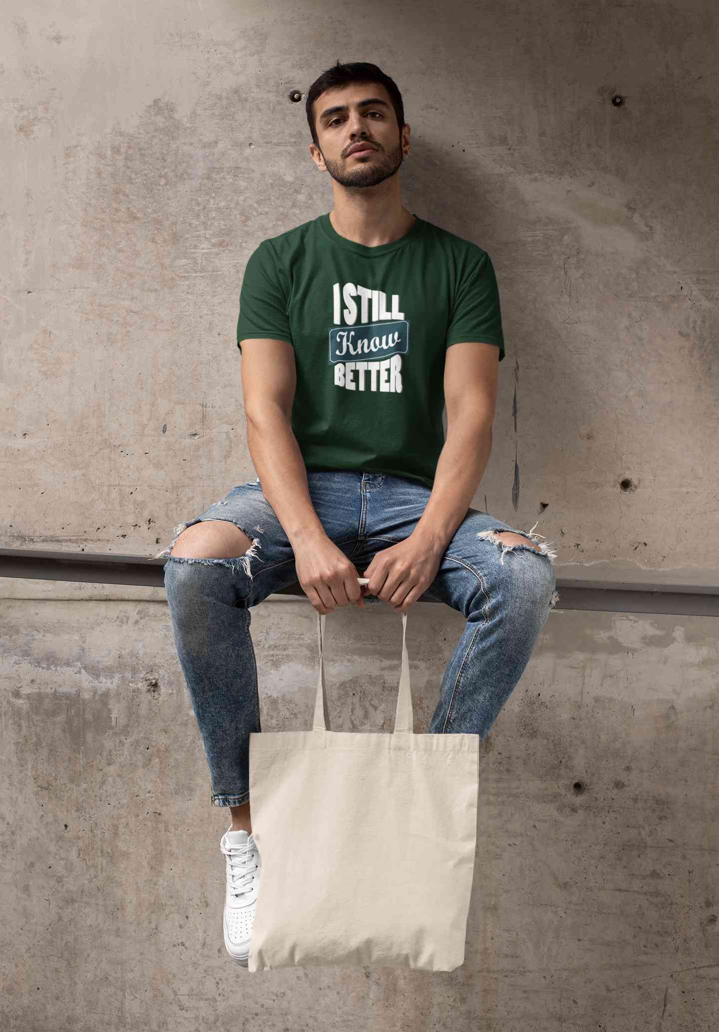 Still Know Better Mens Half Sleeves T-shirt- FunkyTeesClub