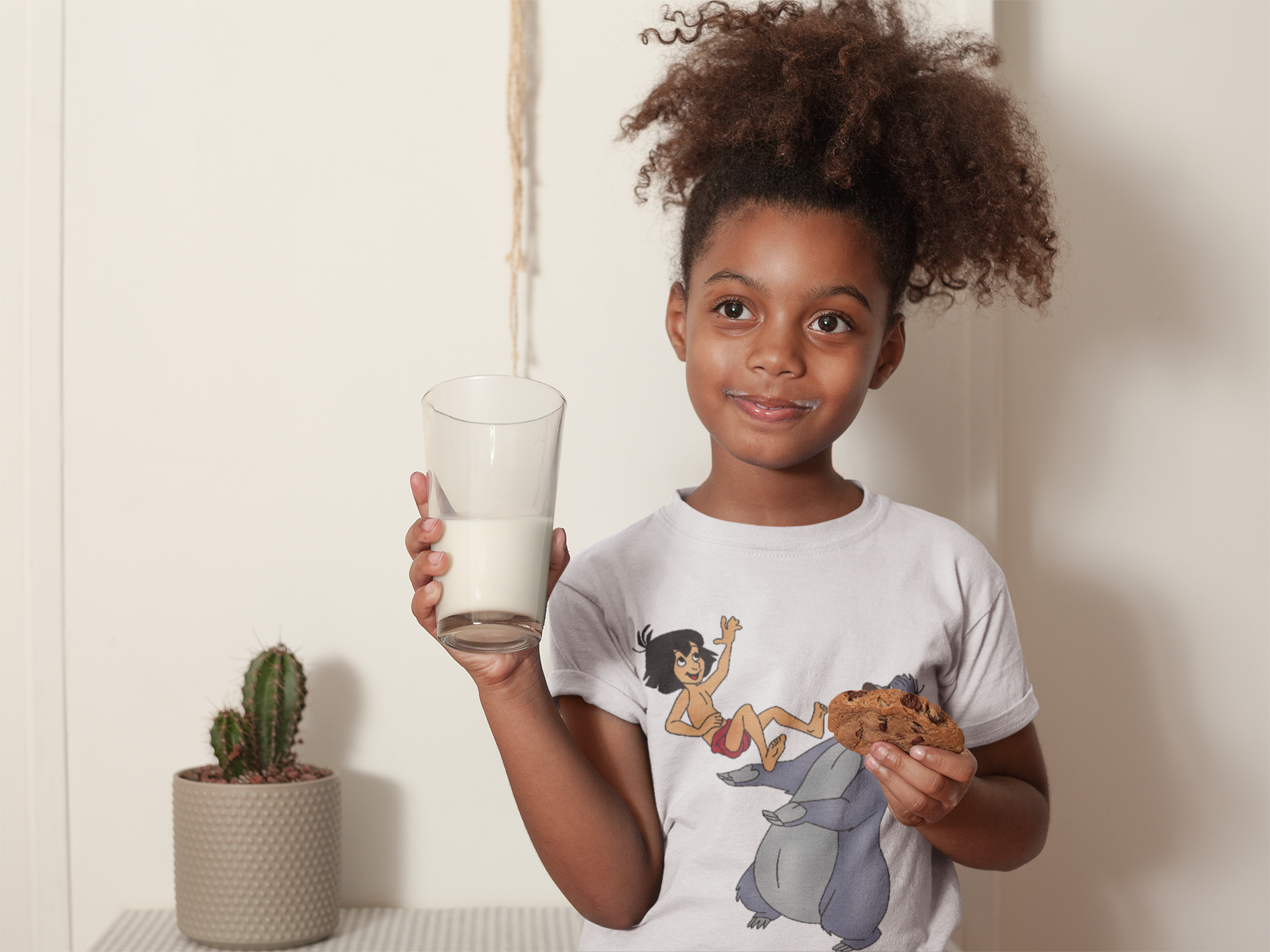 Cute Cartoon Half Sleeves T-Shirt For Girls -FunkyTeesClub