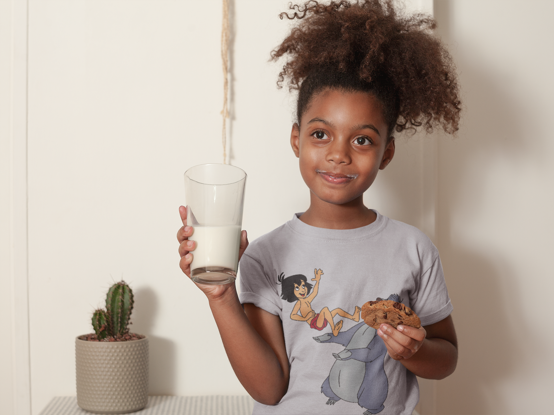 Cute Cartoon Half Sleeves T-Shirt For Girls -FunkyTeesClub