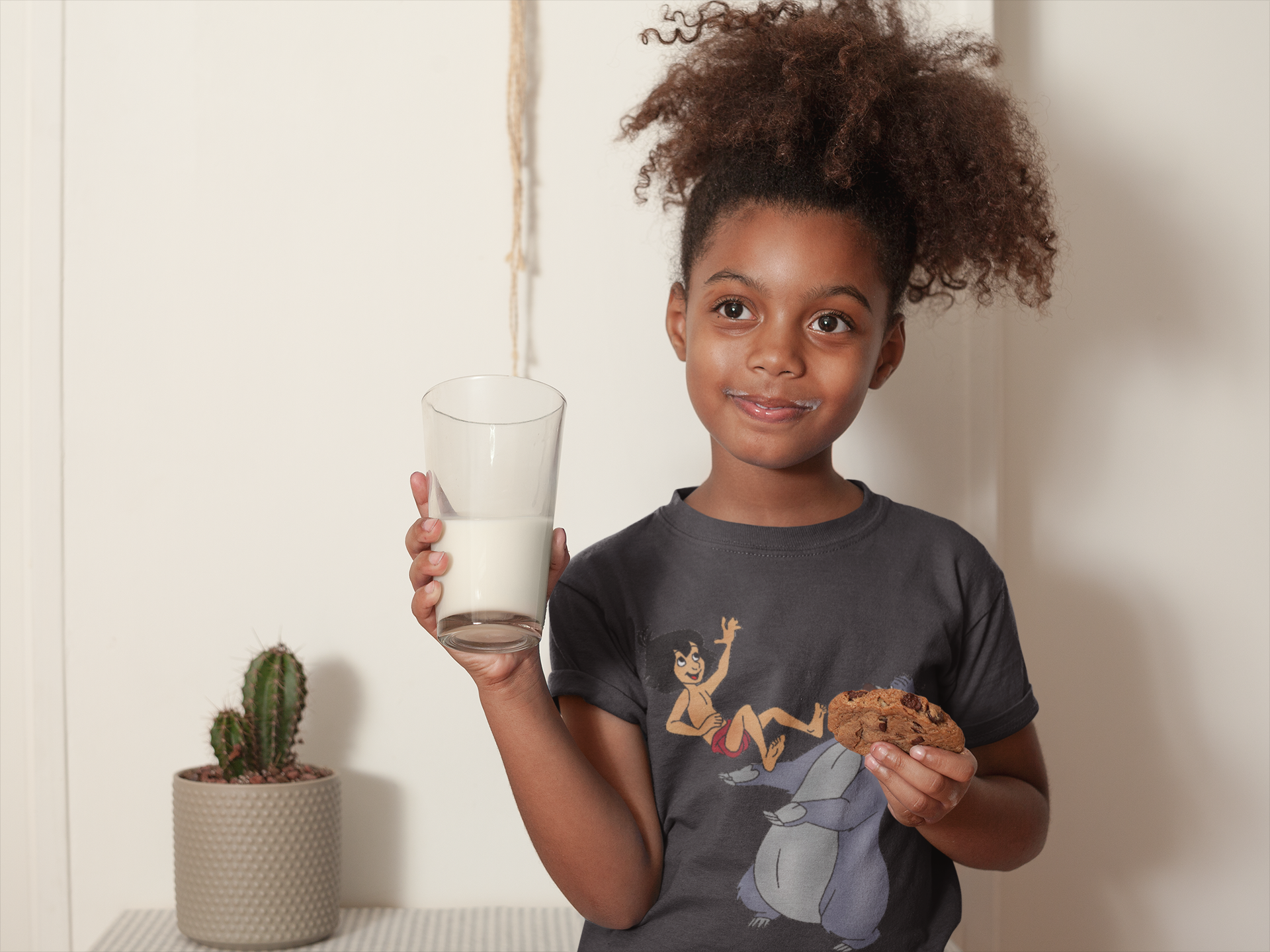 Cute Cartoon Half Sleeves T-Shirt For Girls -FunkyTeesClub