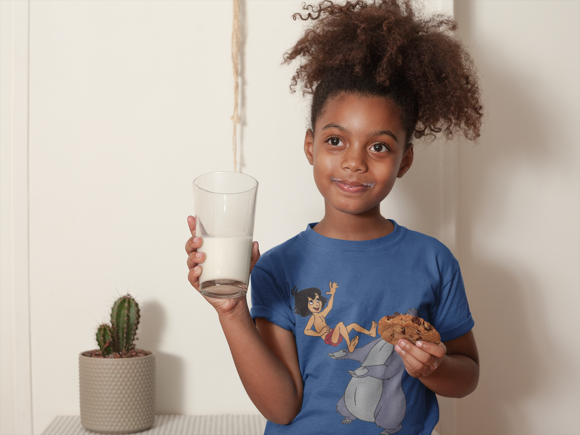 Cute Cartoon Half Sleeves T-Shirt For Girls -FunkyTeesClub
