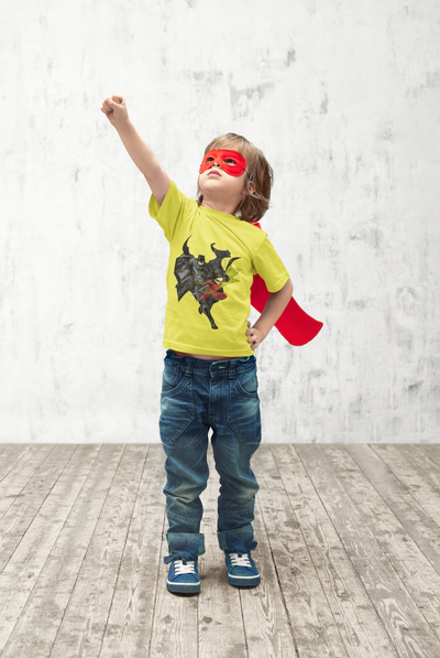 Superhero Half Sleeves T-Shirt for Boy-FunkyTeesClub
