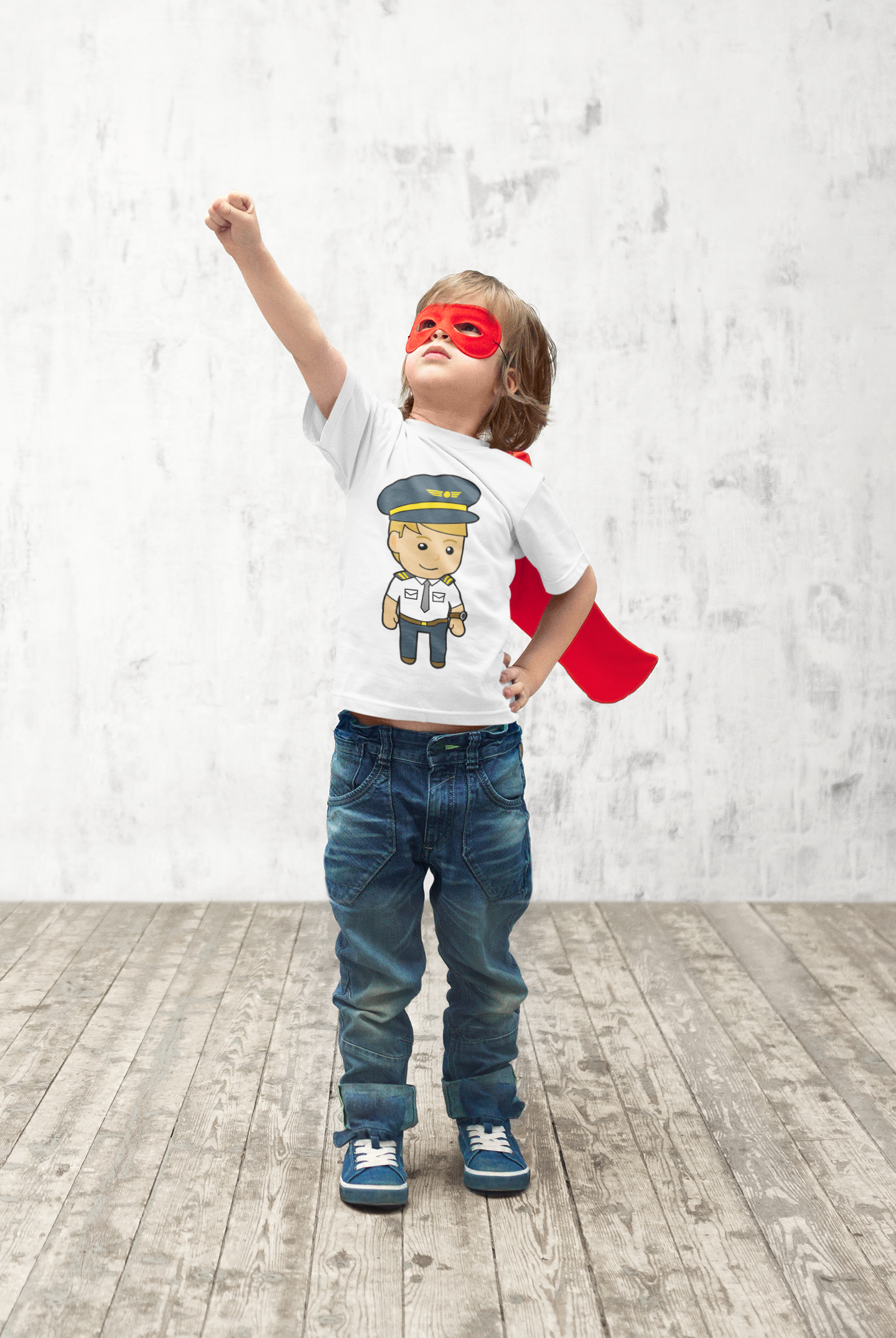 Future Pilot Half Sleeves T-Shirt for Boy-FunkyTeesClub