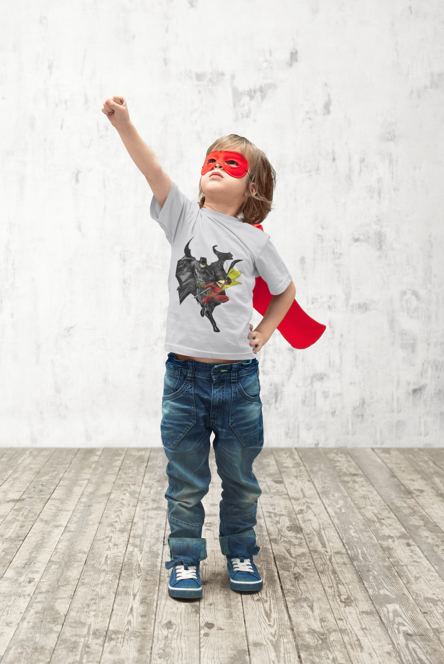 Superhero Half Sleeves T-Shirt for Boy-FunkyTeesClub