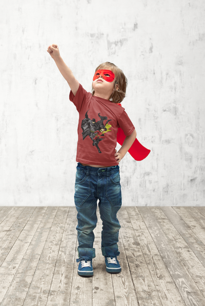 Superhero Half Sleeves T-Shirt for Boy-FunkyTeesClub