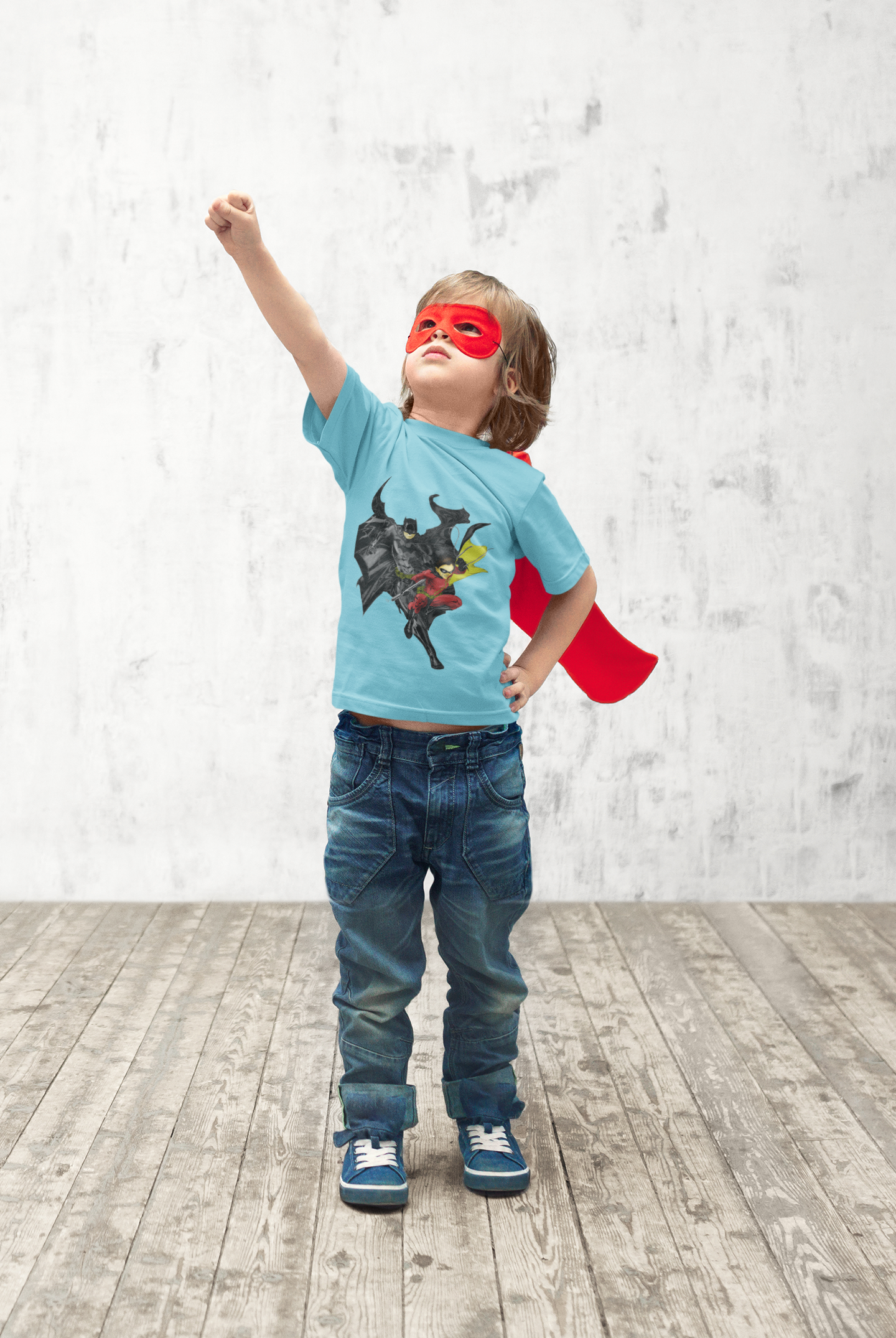 Superhero Half Sleeves T-Shirt for Boy-FunkyTeesClub