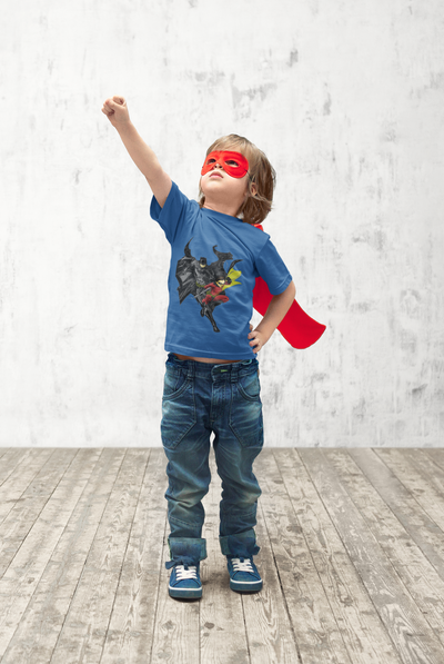Superhero Half Sleeves T-Shirt for Boy-FunkyTeesClub