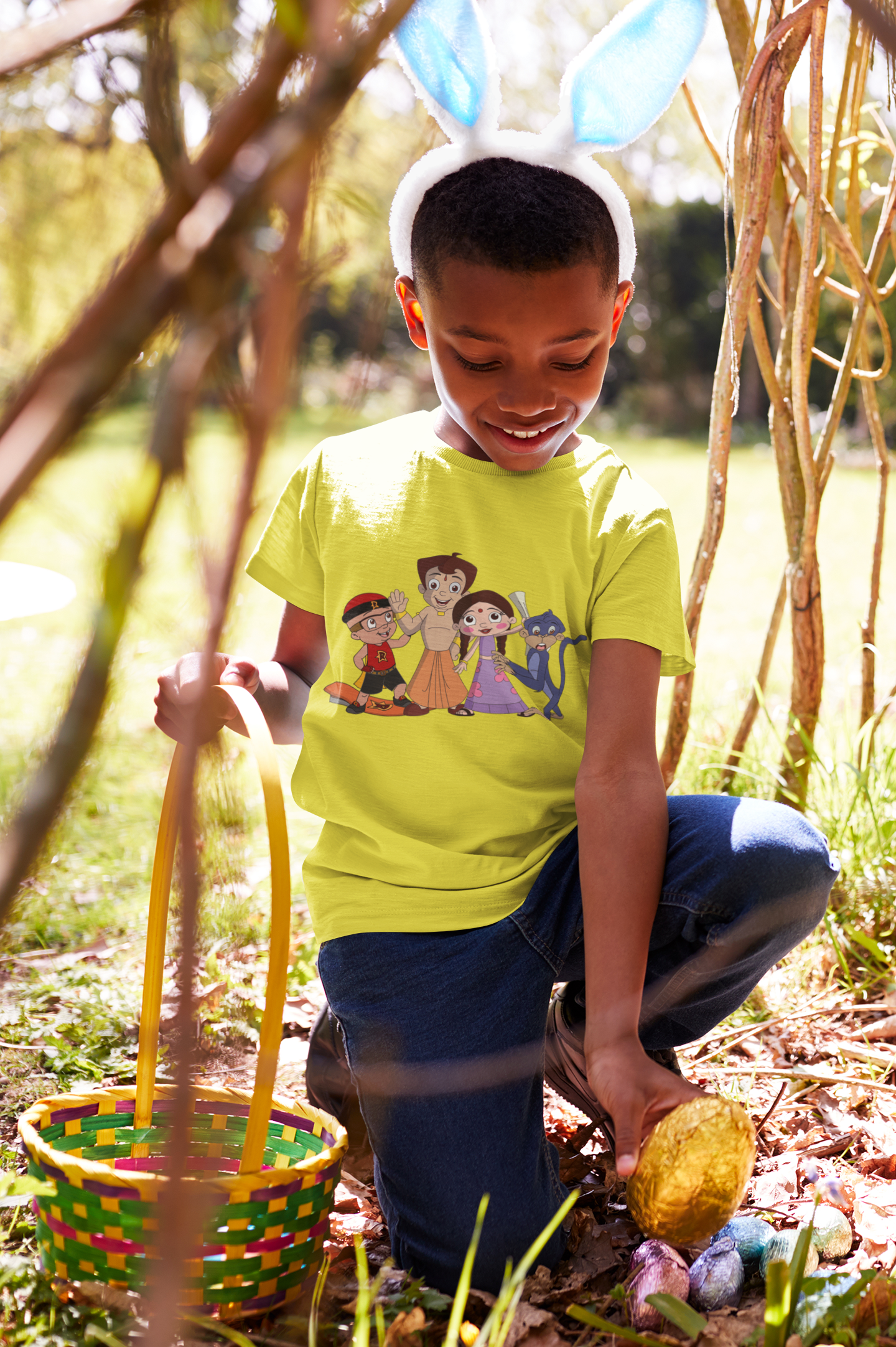 Cute Cartoon Half Sleeves T-Shirt for Boy-FunkyTeesClub