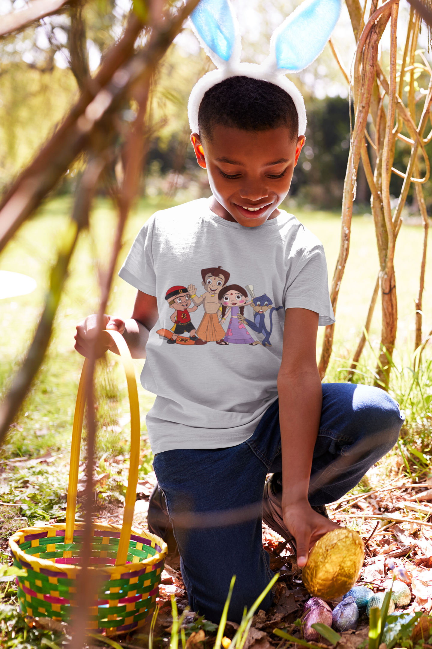 Cute Cartoon Half Sleeves T-Shirt for Boy-FunkyTeesClub
