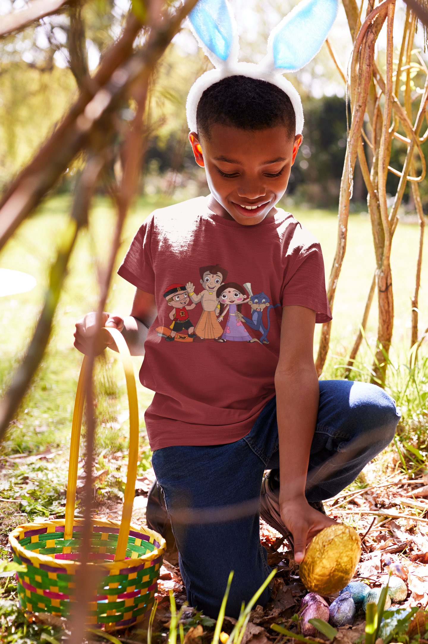 Cute Cartoon Half Sleeves T-Shirt for Boy-FunkyTeesClub