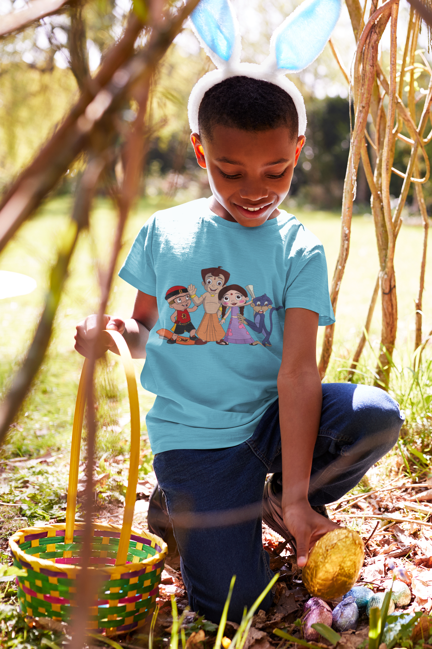 Cute Cartoon Half Sleeves T-Shirt for Boy-FunkyTeesClub