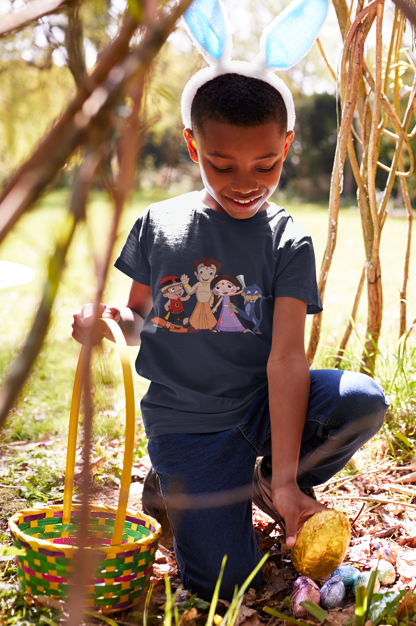 Cute Cartoon Half Sleeves T-Shirt for Boy-FunkyTeesClub