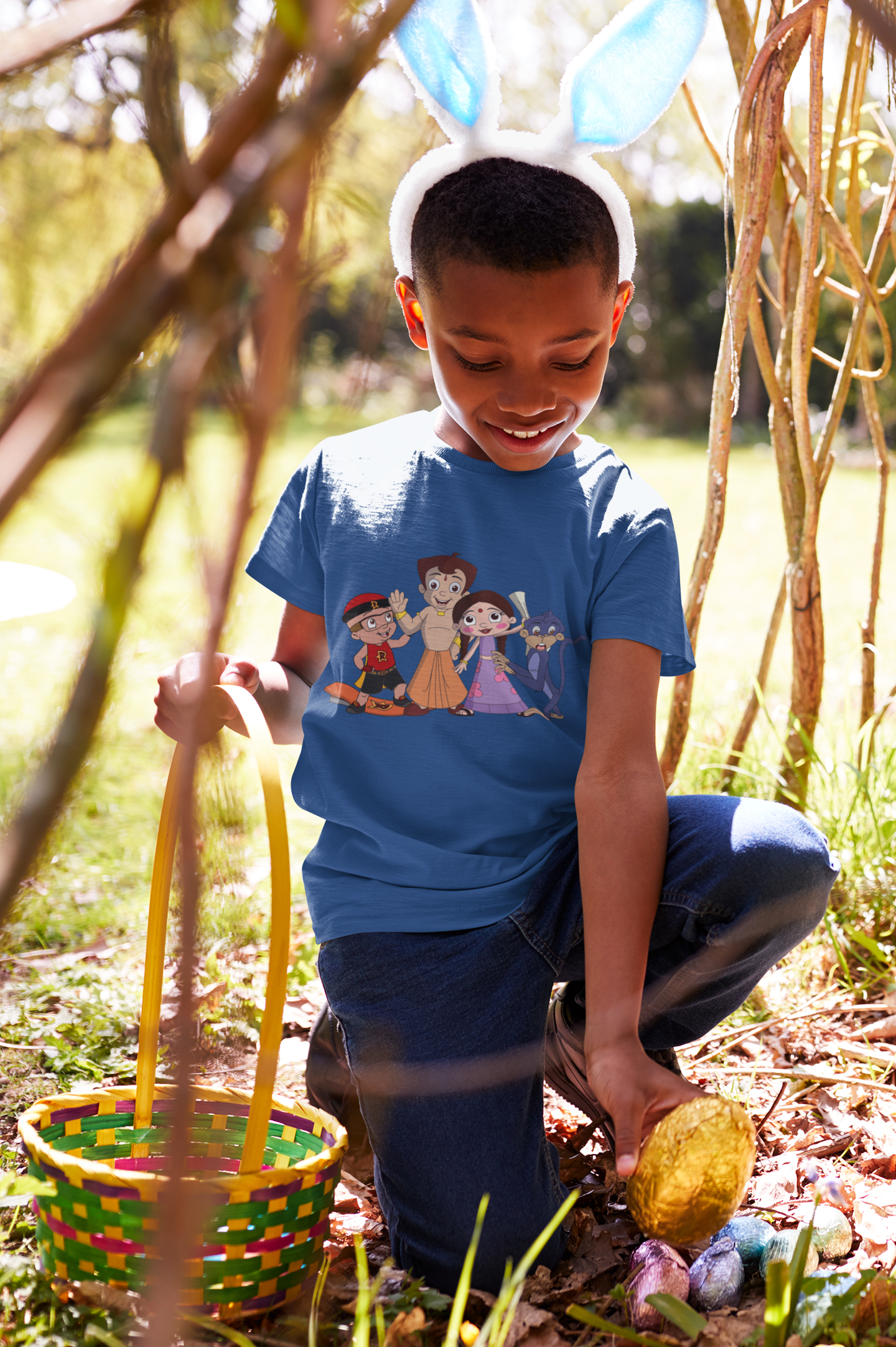 Cute Cartoon Half Sleeves T-Shirt for Boy-FunkyTeesClub