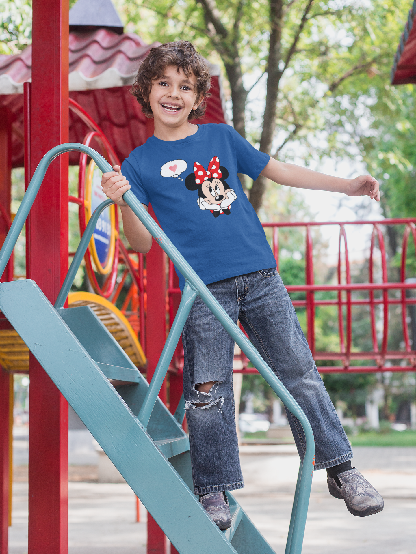 Cute Cartoon Half Sleeves T-Shirt for Boy-FunkyTeesClub