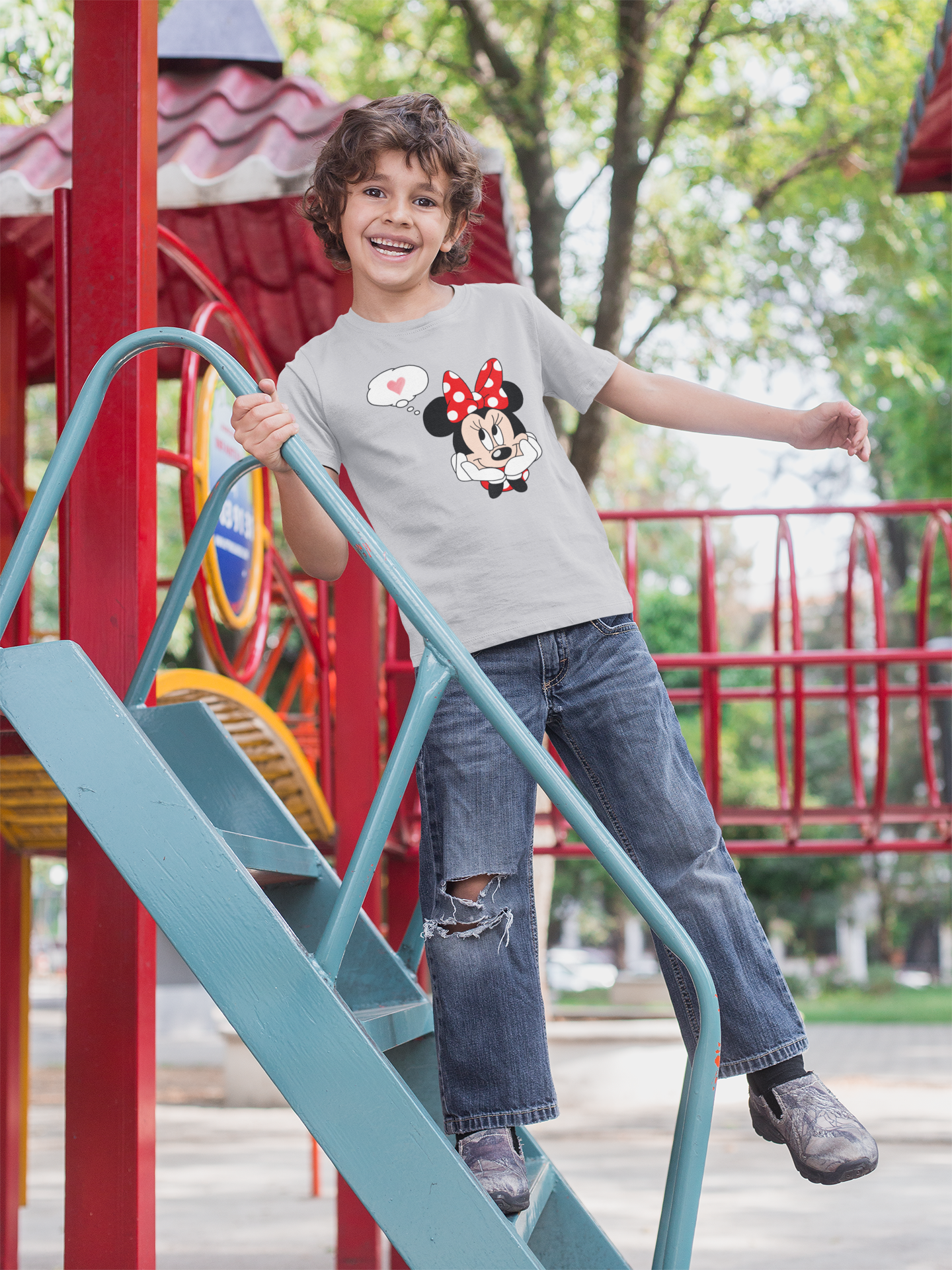 Cute Cartoon Half Sleeves T-Shirt for Boy-FunkyTeesClub