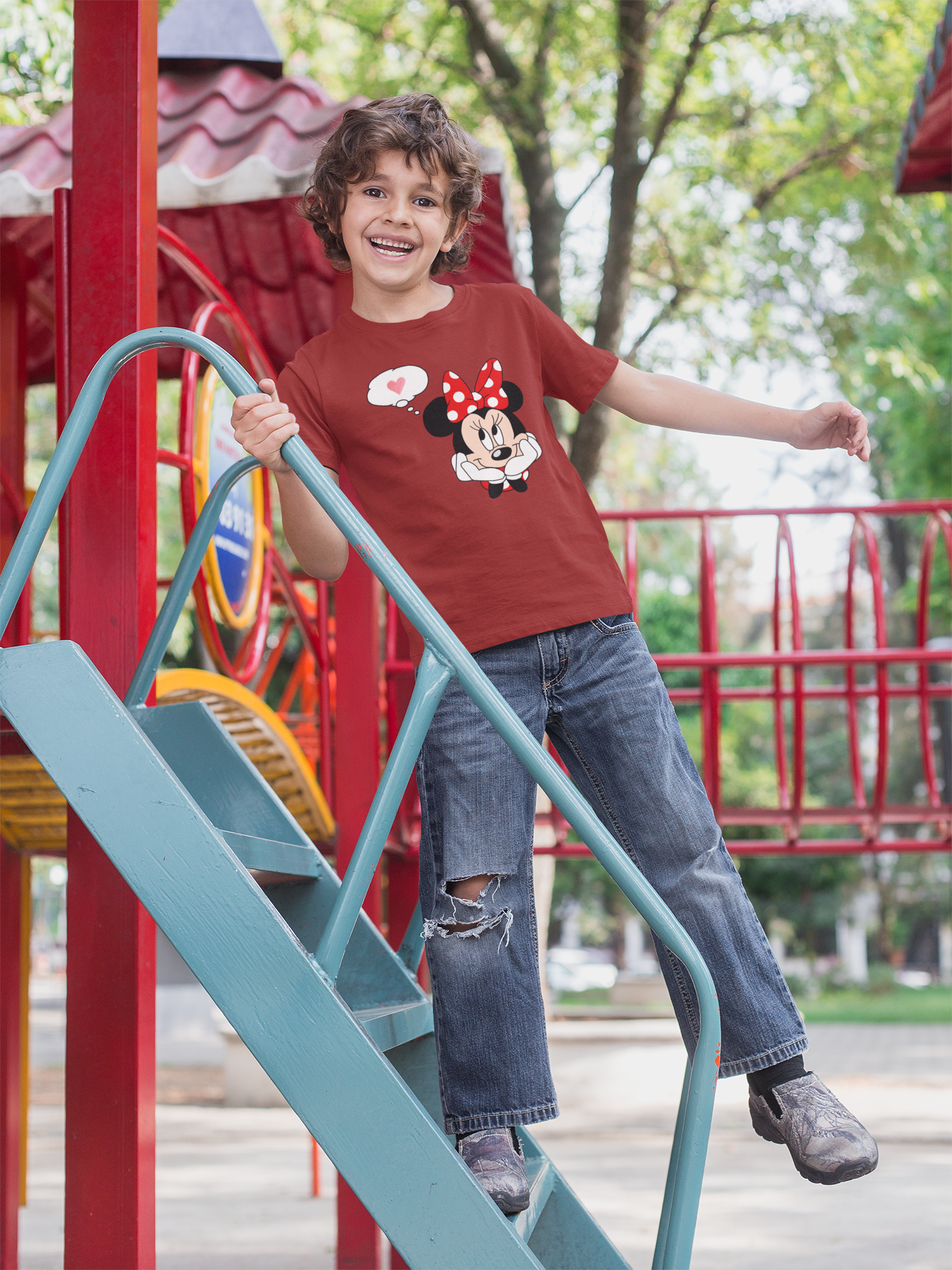 Cute Cartoon Half Sleeves T-Shirt for Boy-FunkyTeesClub