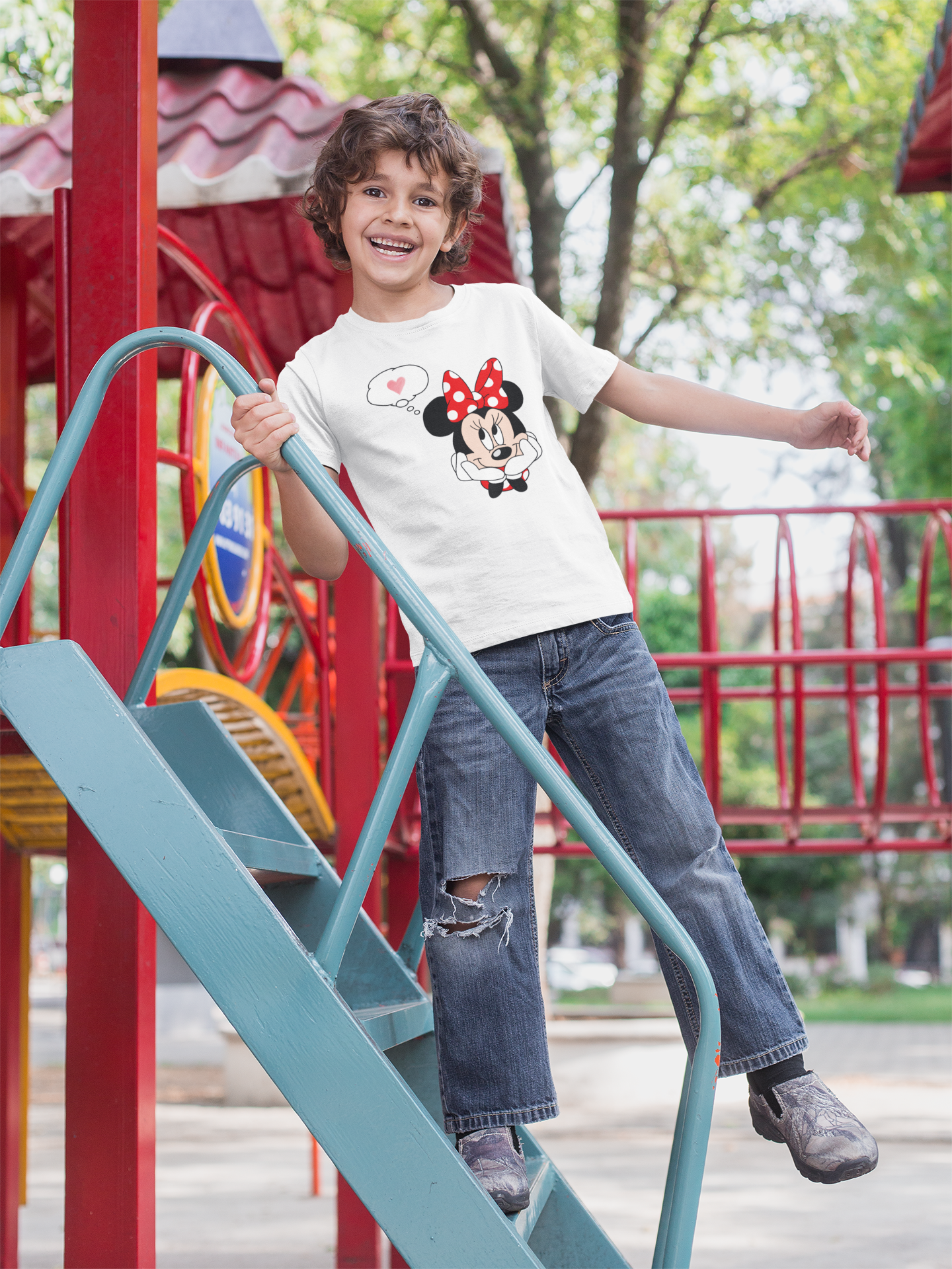 Cute Cartoon Half Sleeves T-Shirt for Boy-FunkyTeesClub