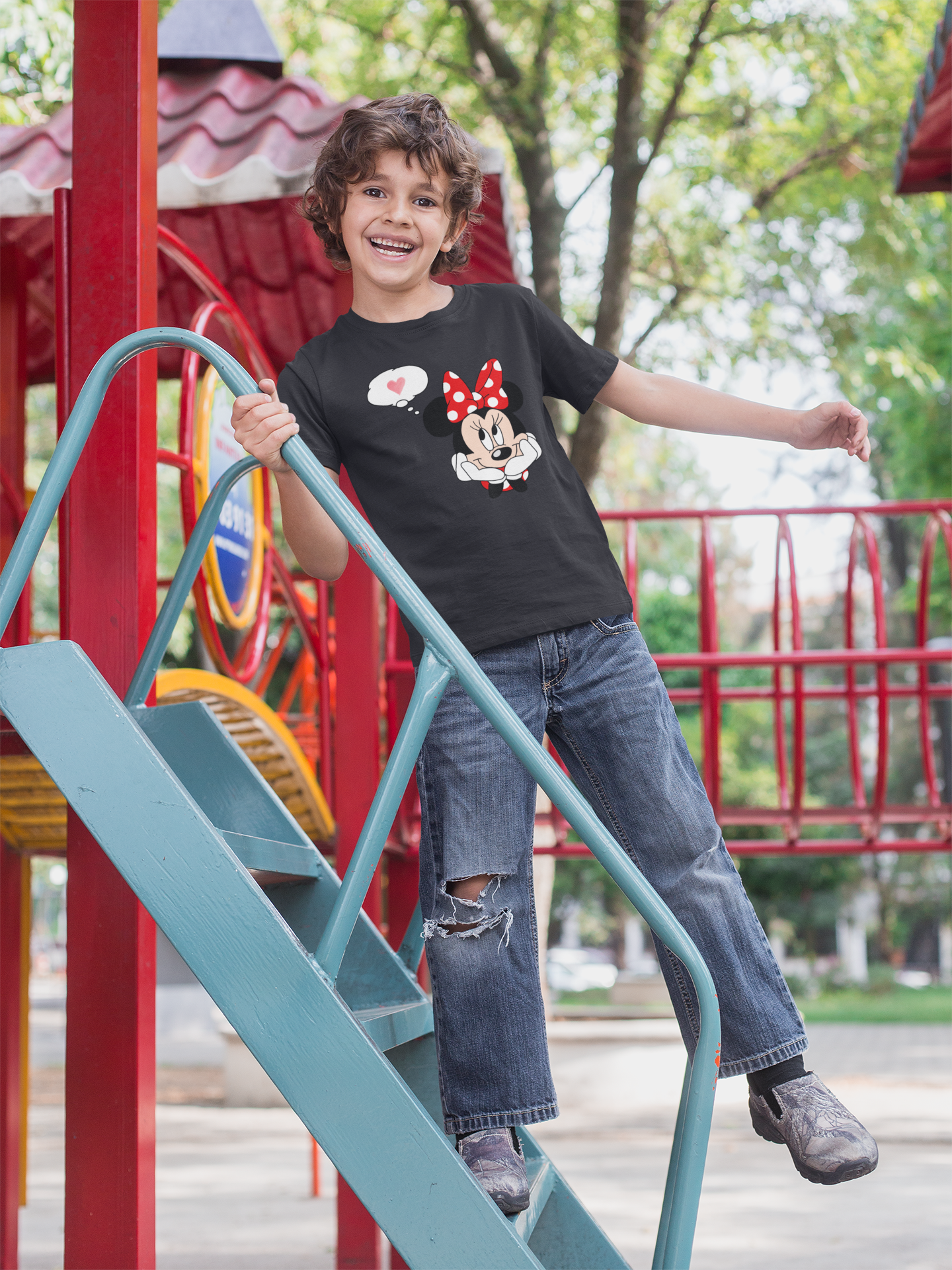 Cute Cartoon Half Sleeves T-Shirt for Boy-FunkyTeesClub