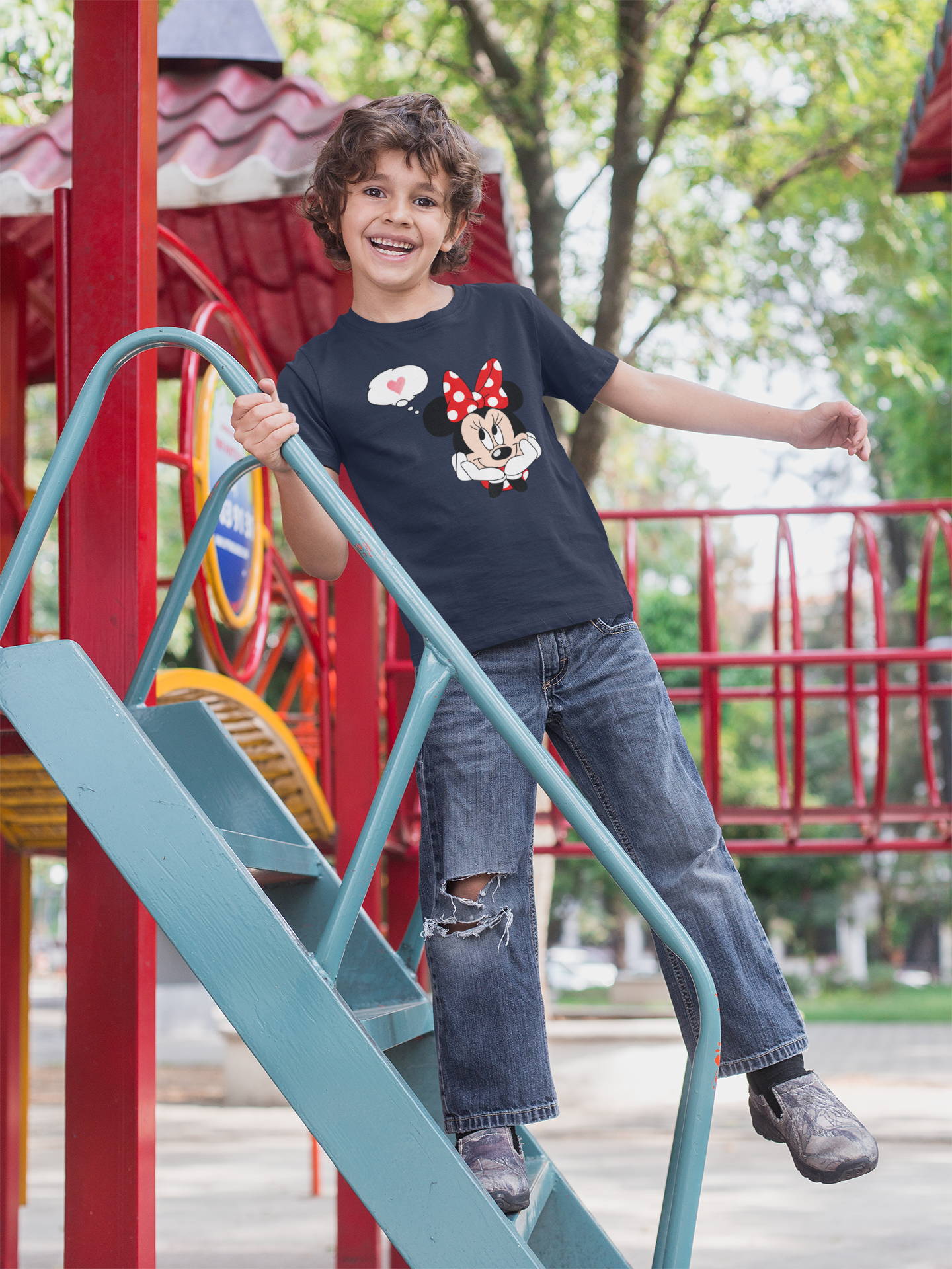 Cute Cartoon Half Sleeves T-Shirt for Boy-FunkyTeesClub