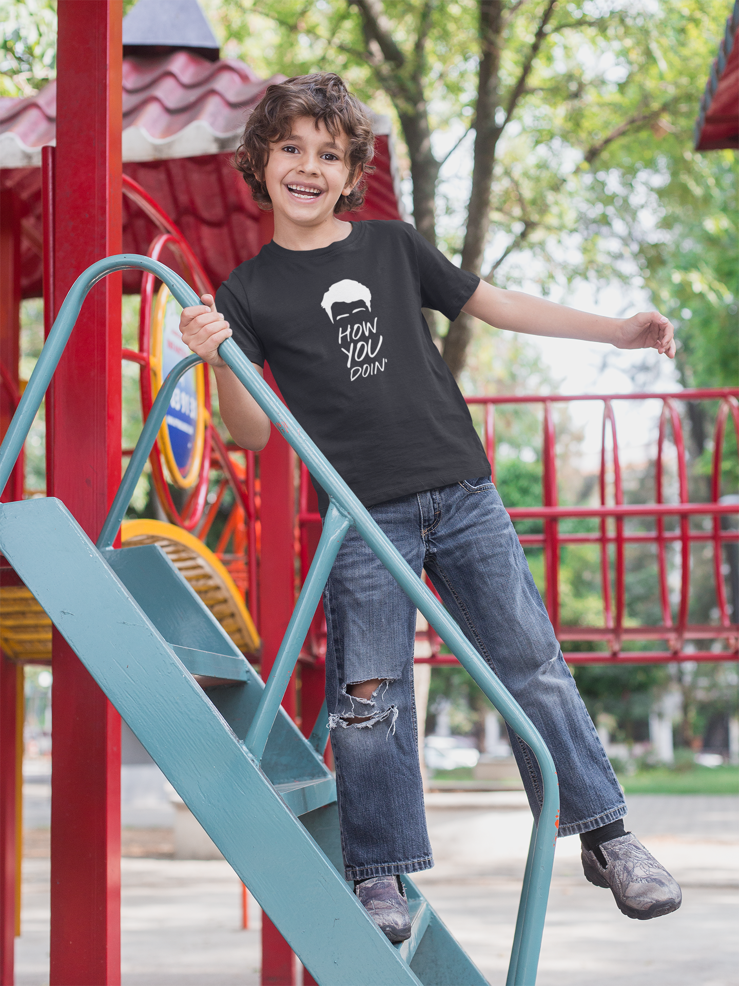 How You Doin Web Series Half Sleeves T-Shirt for Boy-FunkyTeesClub