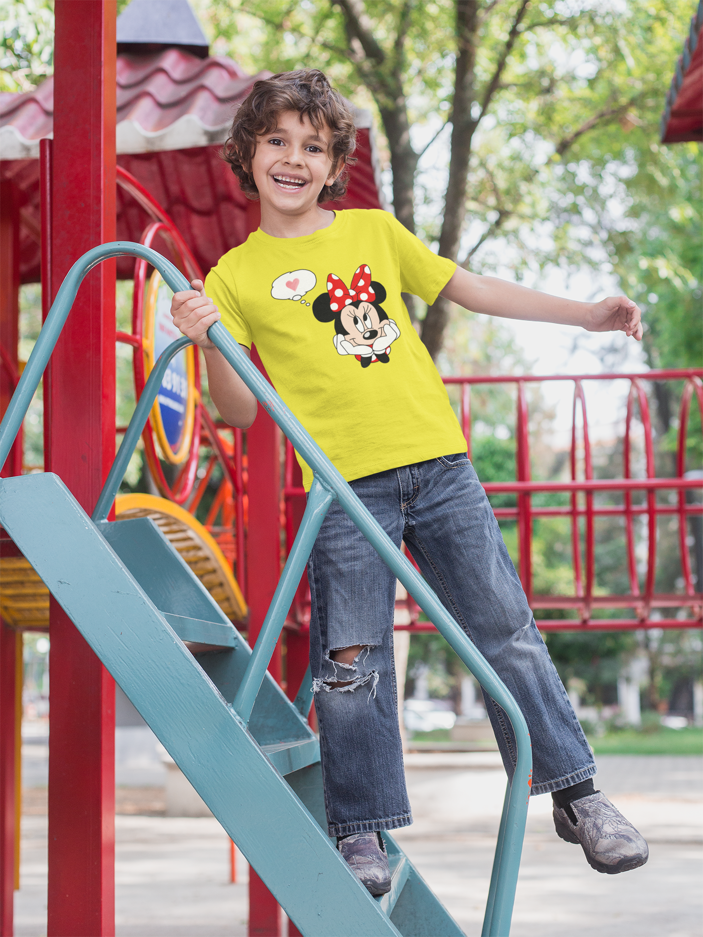 Cute Cartoon Half Sleeves T-Shirt for Boy-FunkyTeesClub