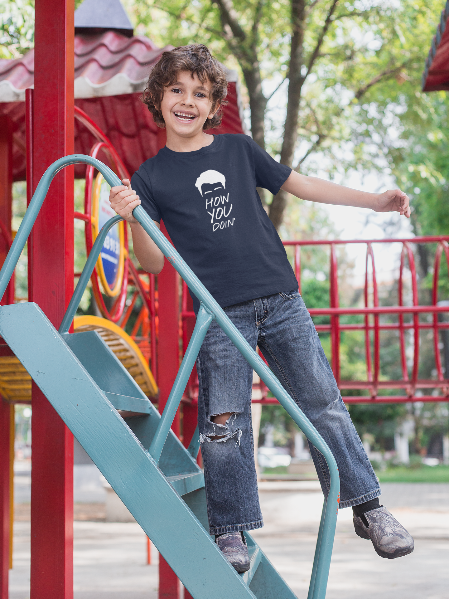 How You Doin Web Series Half Sleeves T-Shirt for Boy-FunkyTeesClub