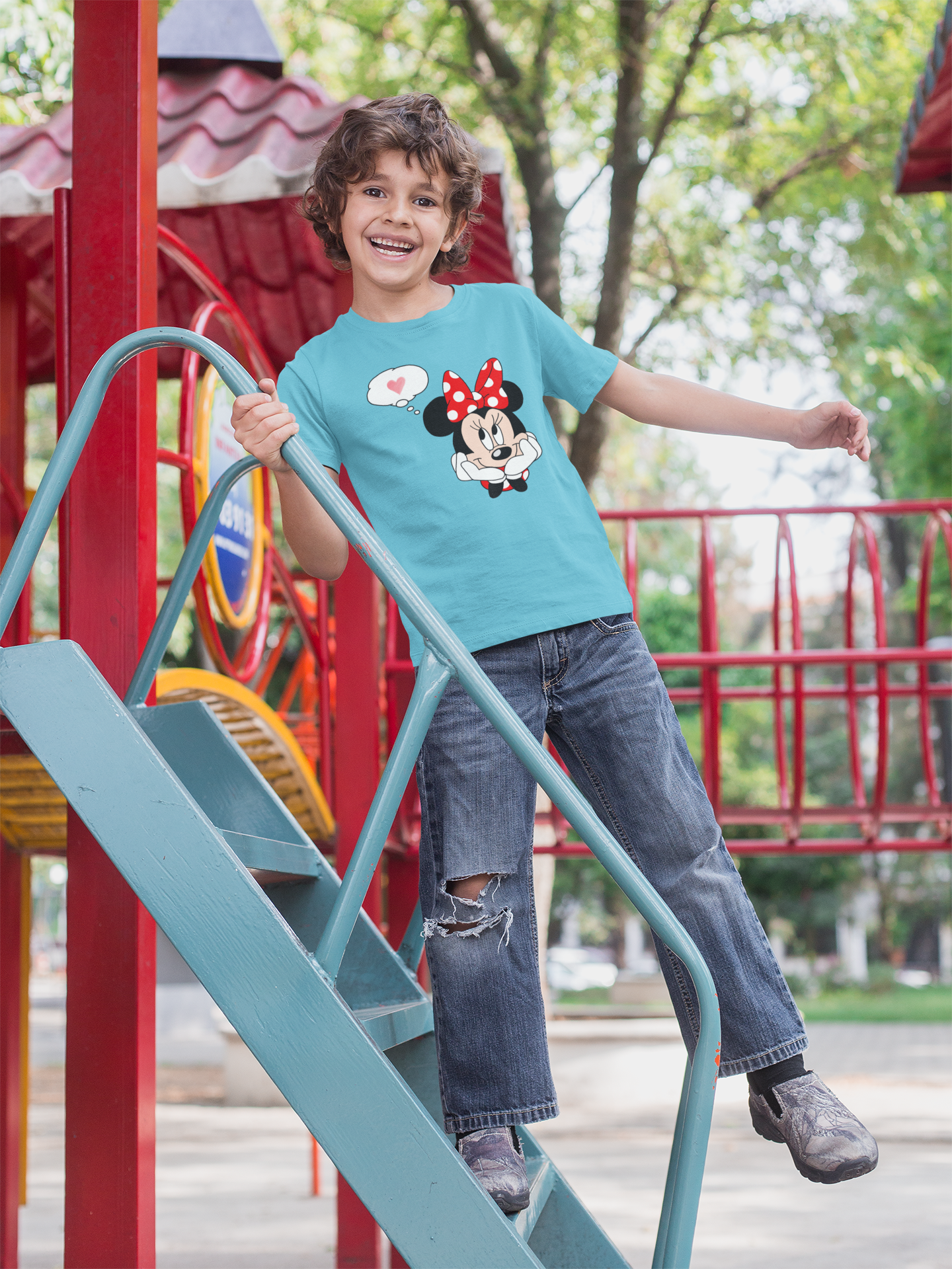 Cute Cartoon Half Sleeves T-Shirt for Boy-FunkyTeesClub