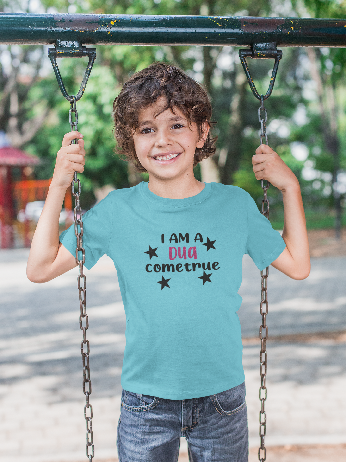 Dua Come True Eid Half Sleeves T-Shirt for Boy-FunkyTeesClub