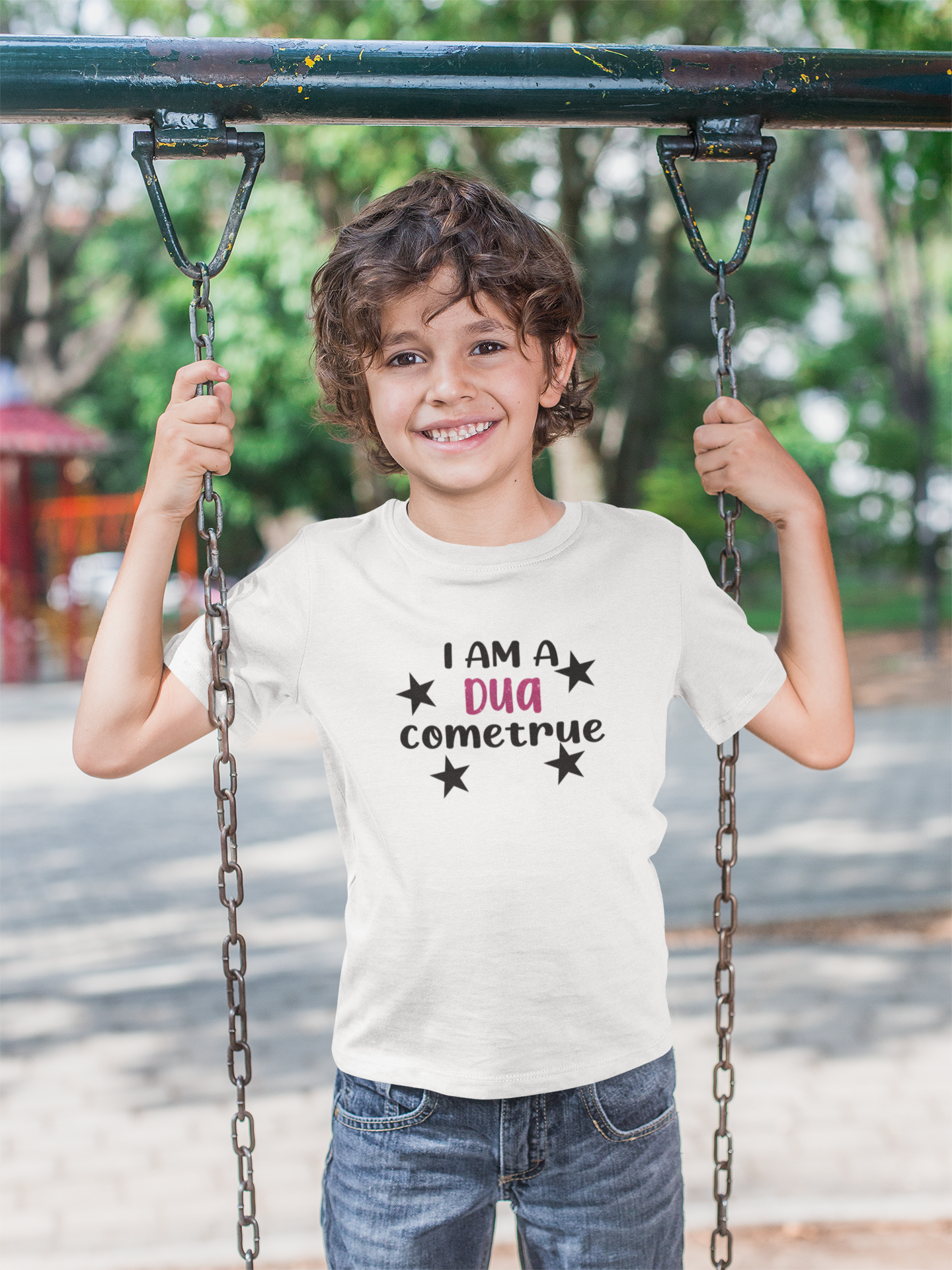 Dua Come True Eid Half Sleeves T-Shirt for Boy-FunkyTeesClub