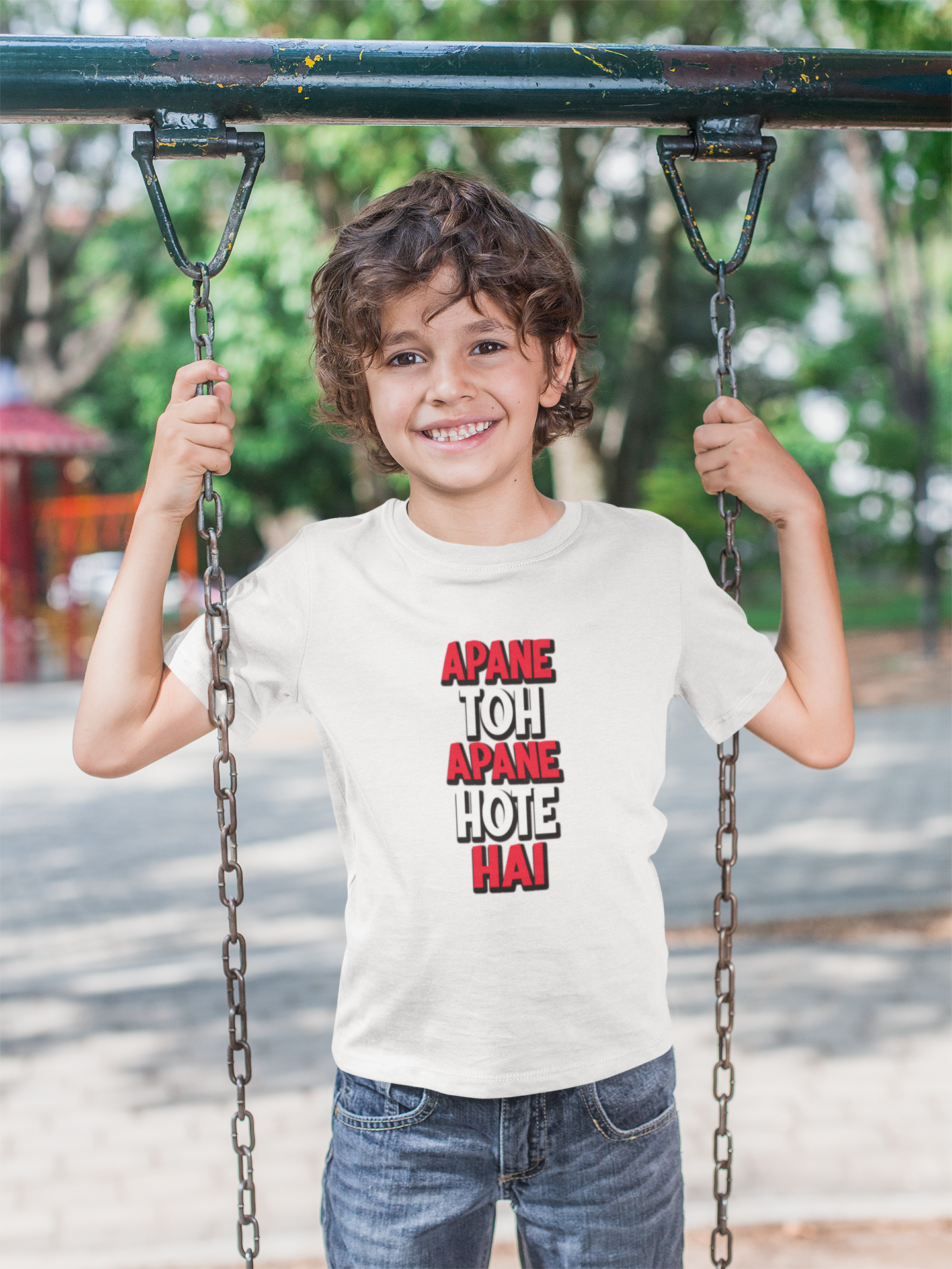 Apne Toh Apne Hote Hain Half Sleeves T-Shirt for Boy-FunkyTeesClub