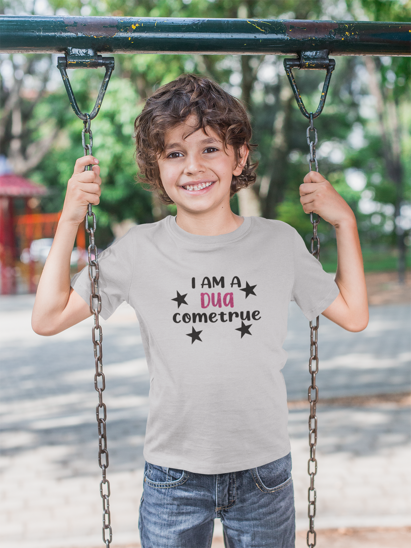 Dua Come True Eid Half Sleeves T-Shirt for Boy-FunkyTeesClub