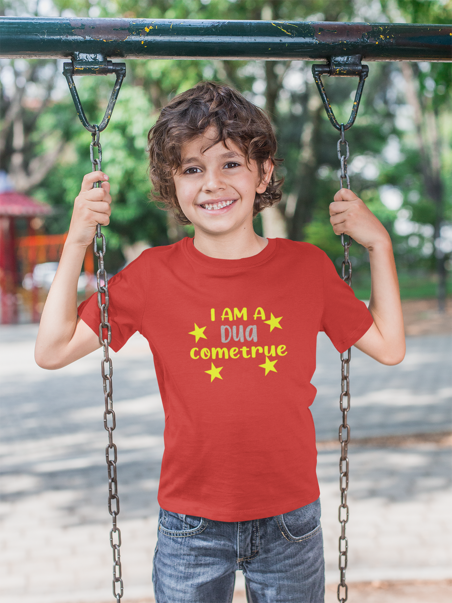 Dua Come True Eid Half Sleeves T-Shirt for Boy-FunkyTeesClub