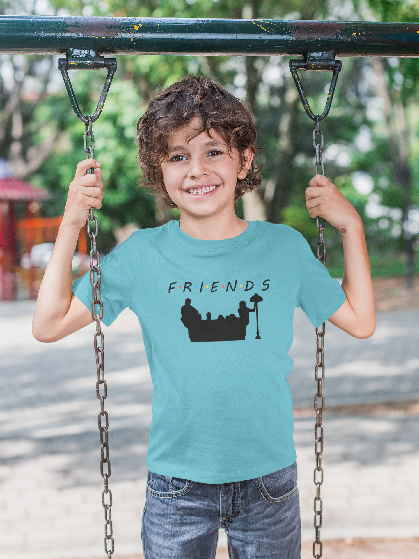 F.R.I.E.N.D.S Friends Web Series Half Sleeves T-Shirt for Boy-FunkyTeesClub